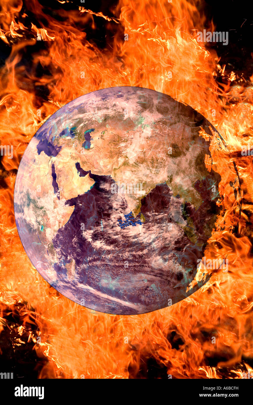 Riscaldamento globale Foto Stock