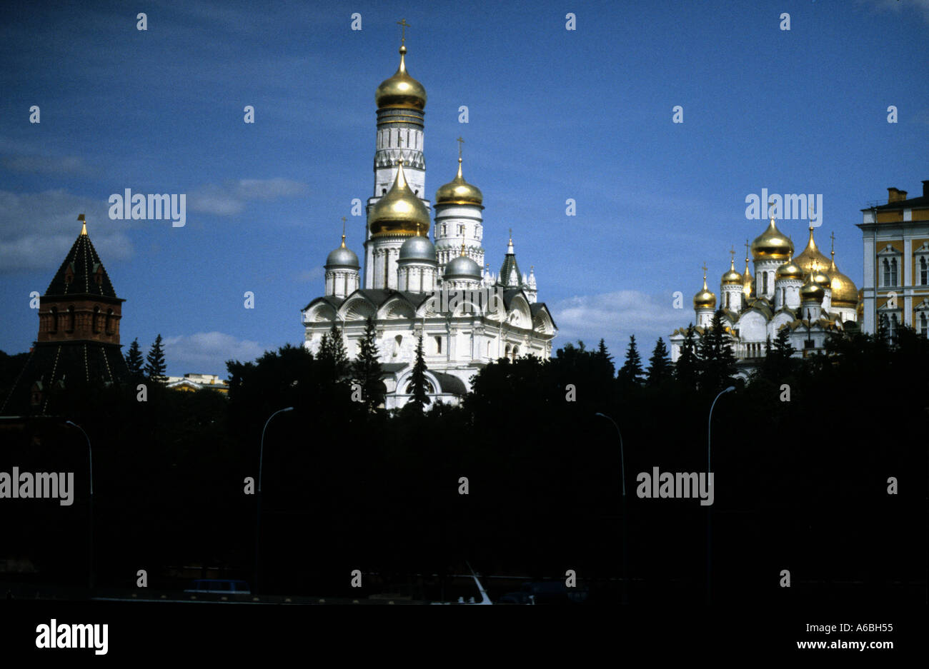 Una vista del Cremlino a Mosca Russia Foto Stock