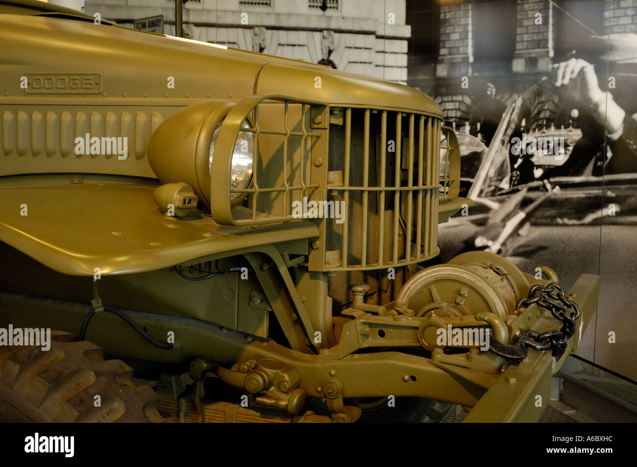 1941 4x4 Dodge Comando Esercito auto sul display presso la Walter P Chrysler Museum di Auburn Hills Michigan Foto Stock