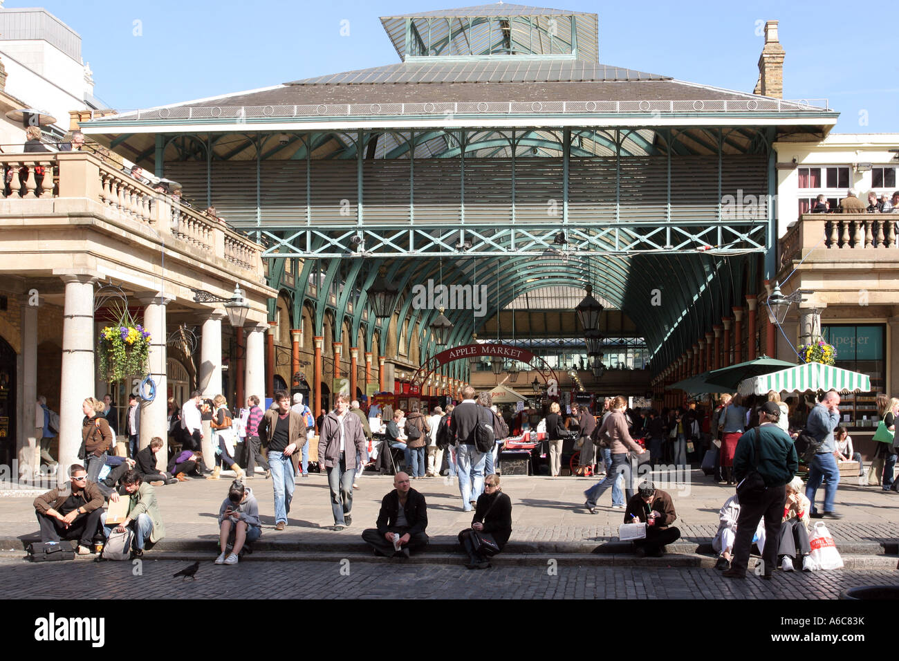 Il Covent Garden Arcade, Londra Foto Stock