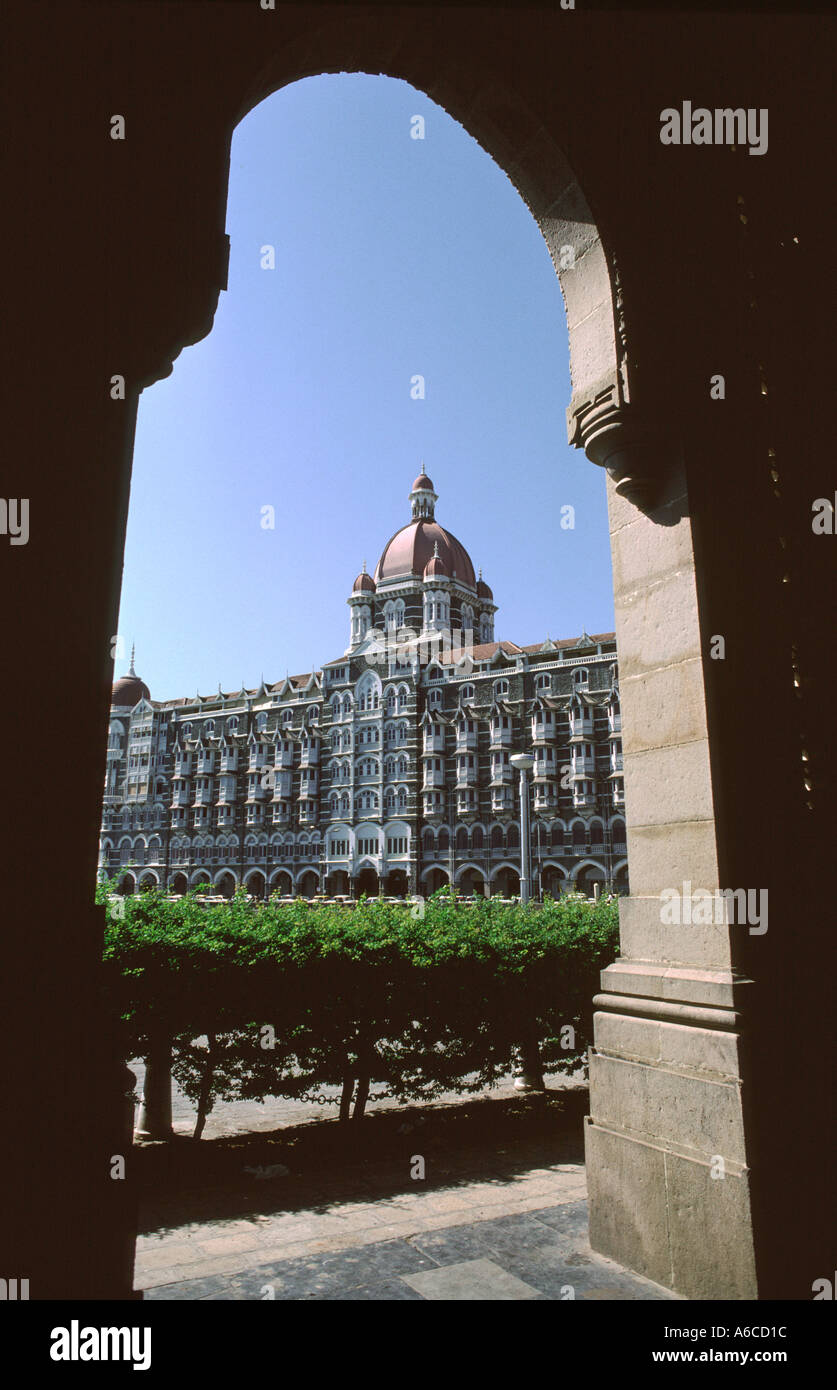 Taj Hotel Bombay Mumbai India Foto Stock