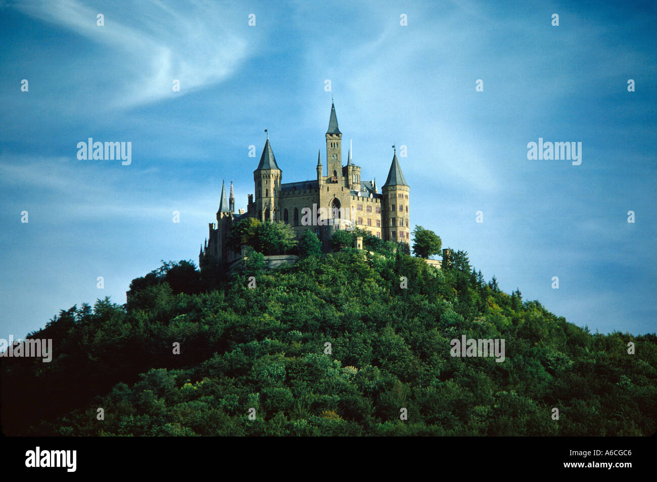 Hohen Zollern Castello Baviera Germania meridionale Foto Stock