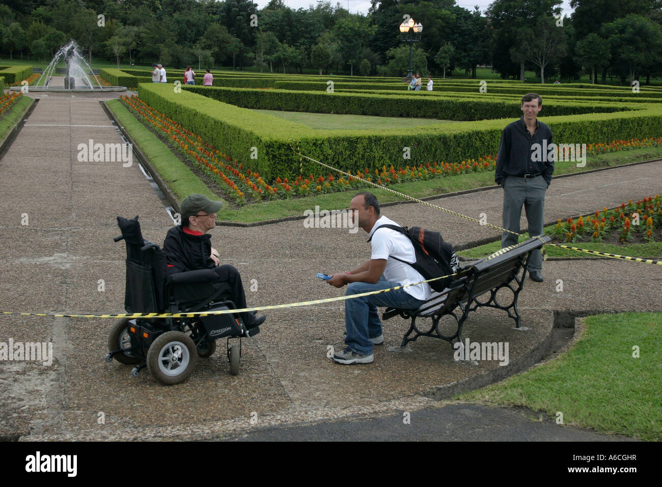 Le persone con esigenze speciali Foto Stock