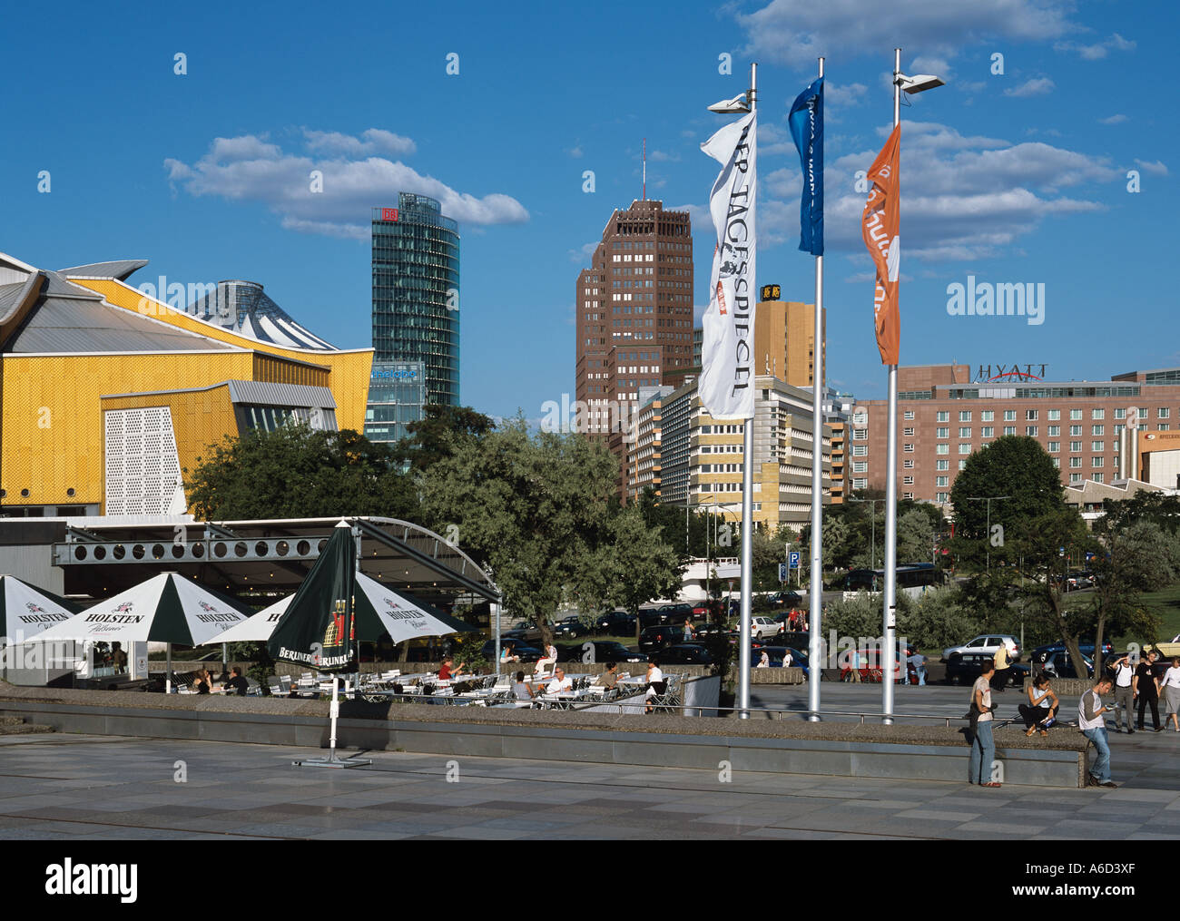 Europa Germania Deutschland Berlin Mitte Potsdamer Platz Place Square Kulturforum Kammermusiksaal Chamber Music Hall Foto Stock