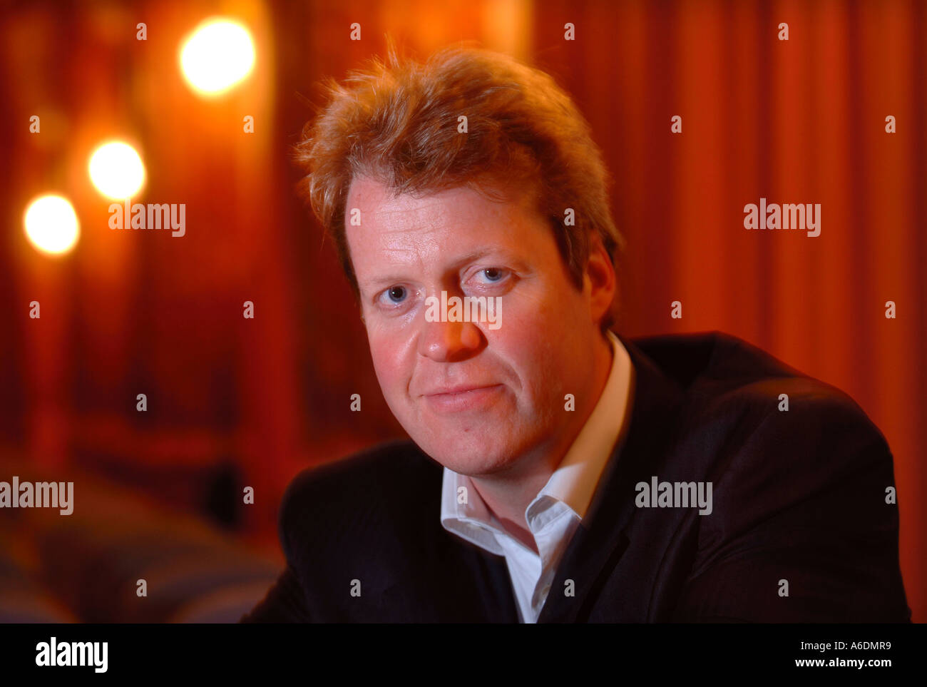 CHARLES Conte Spencer fratello del compianto HRH Principessa Diana a Cheltenham festival letterario Ott 2005 Foto Stock