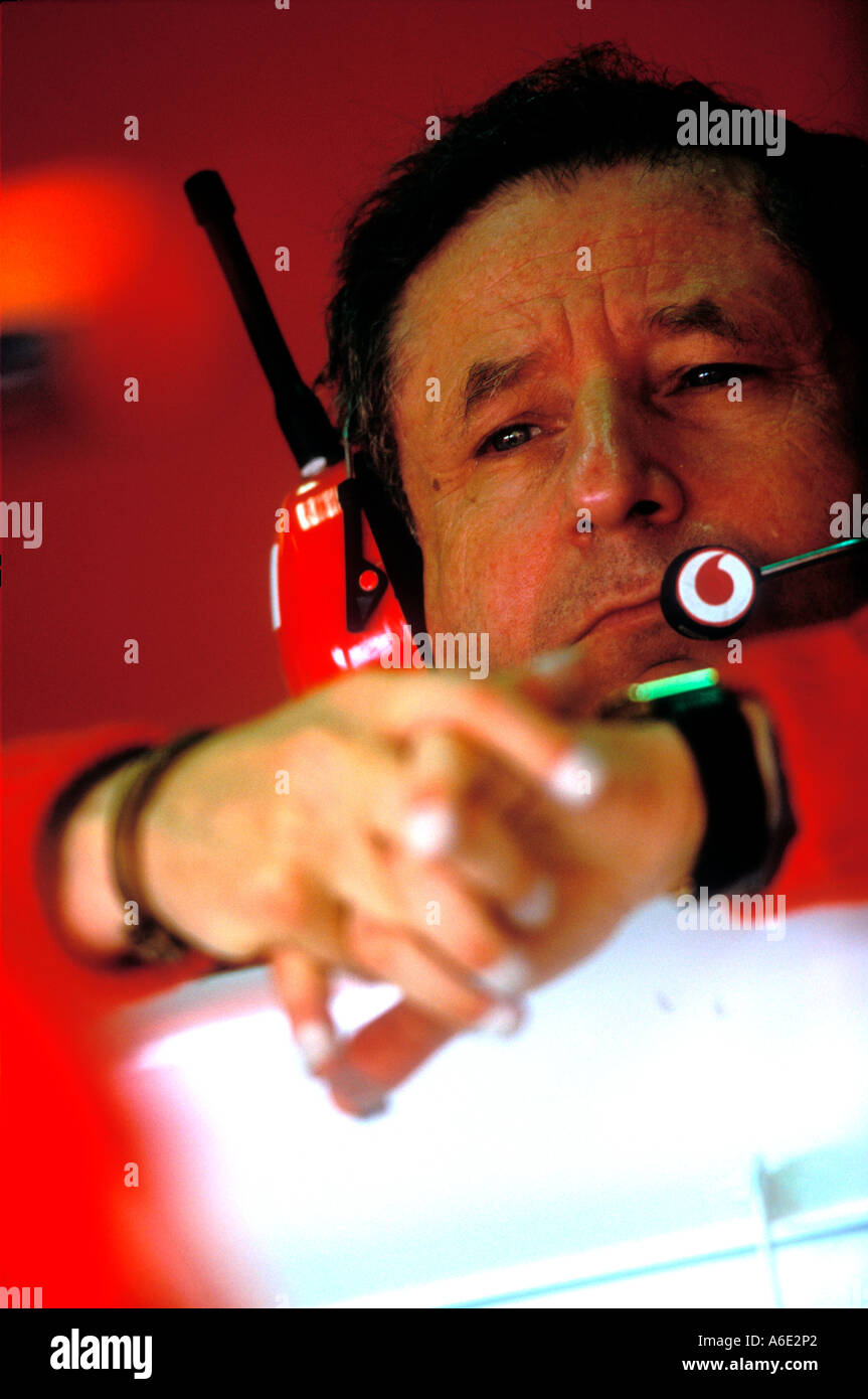 Jean Todt Ferrari F1 boss Foto Stock