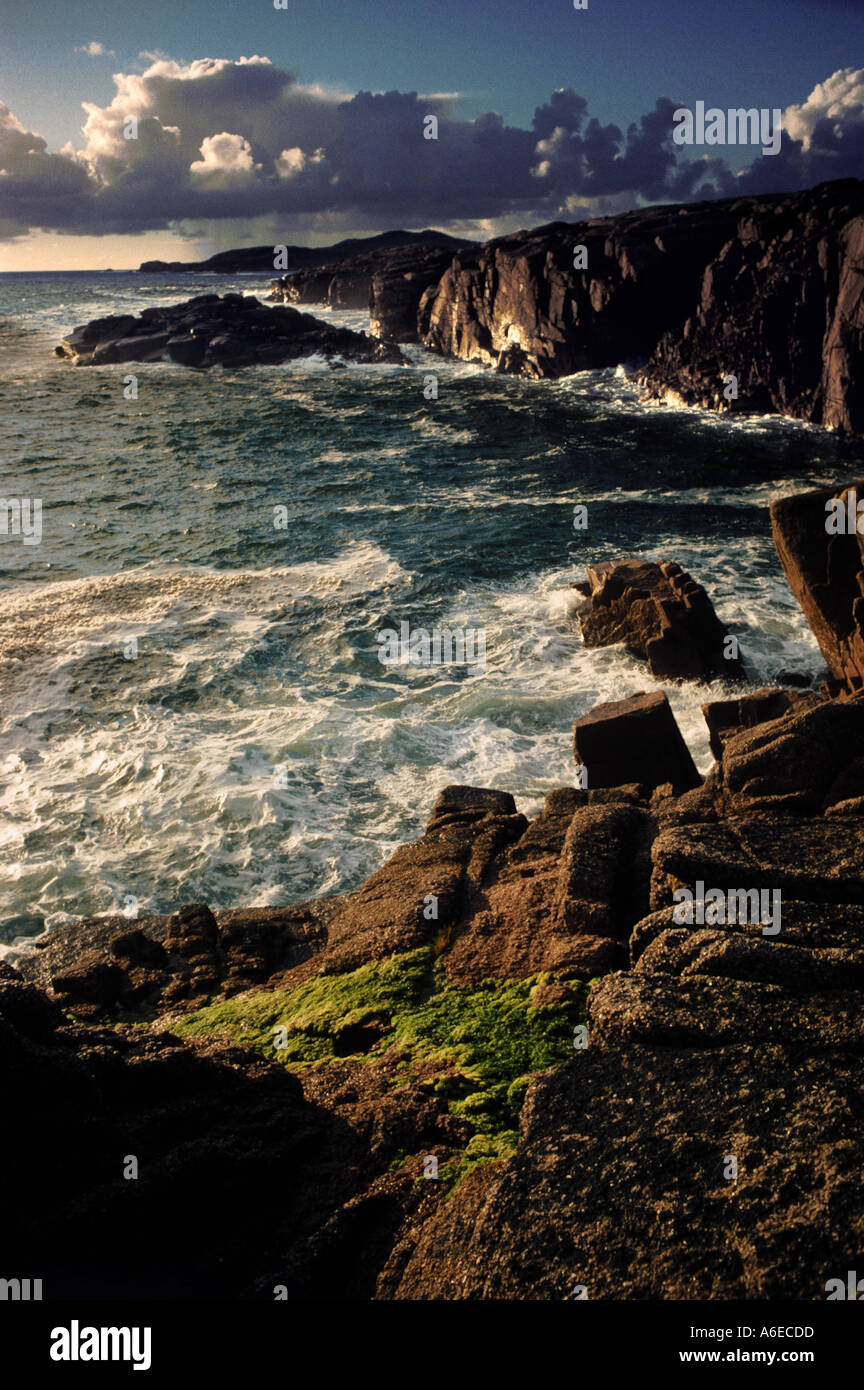 Cruit Island costa atlantica, County Donegal Irlanda Foto Stock