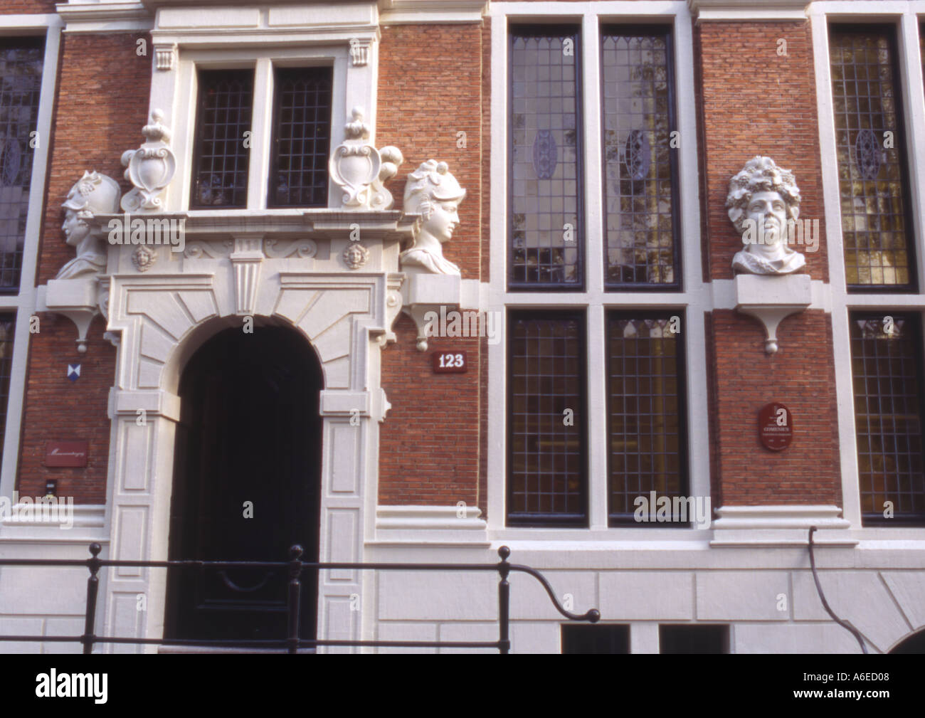Casa di Johan Amos Comenius Amsterdam Foto Stock