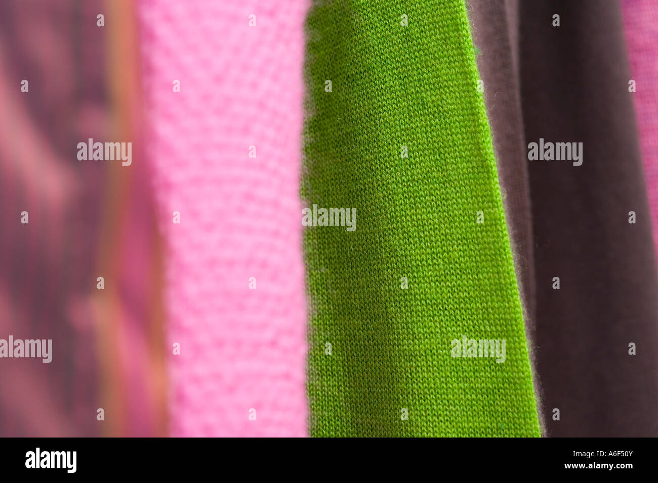 Abbigliamento tessuto closeup Foto Stock