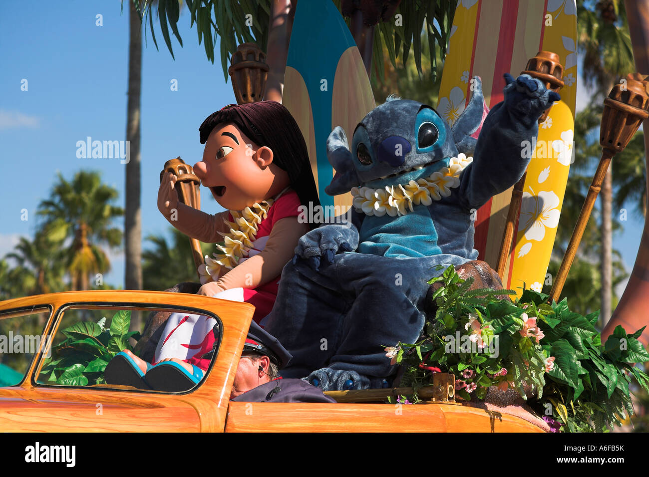 Lilo e Stitch, Disney Stelle e autovetture Parade, Disney MGM Studios Disney  World, a Orlando, Florida, Stati Uniti d'America Foto stock - Alamy