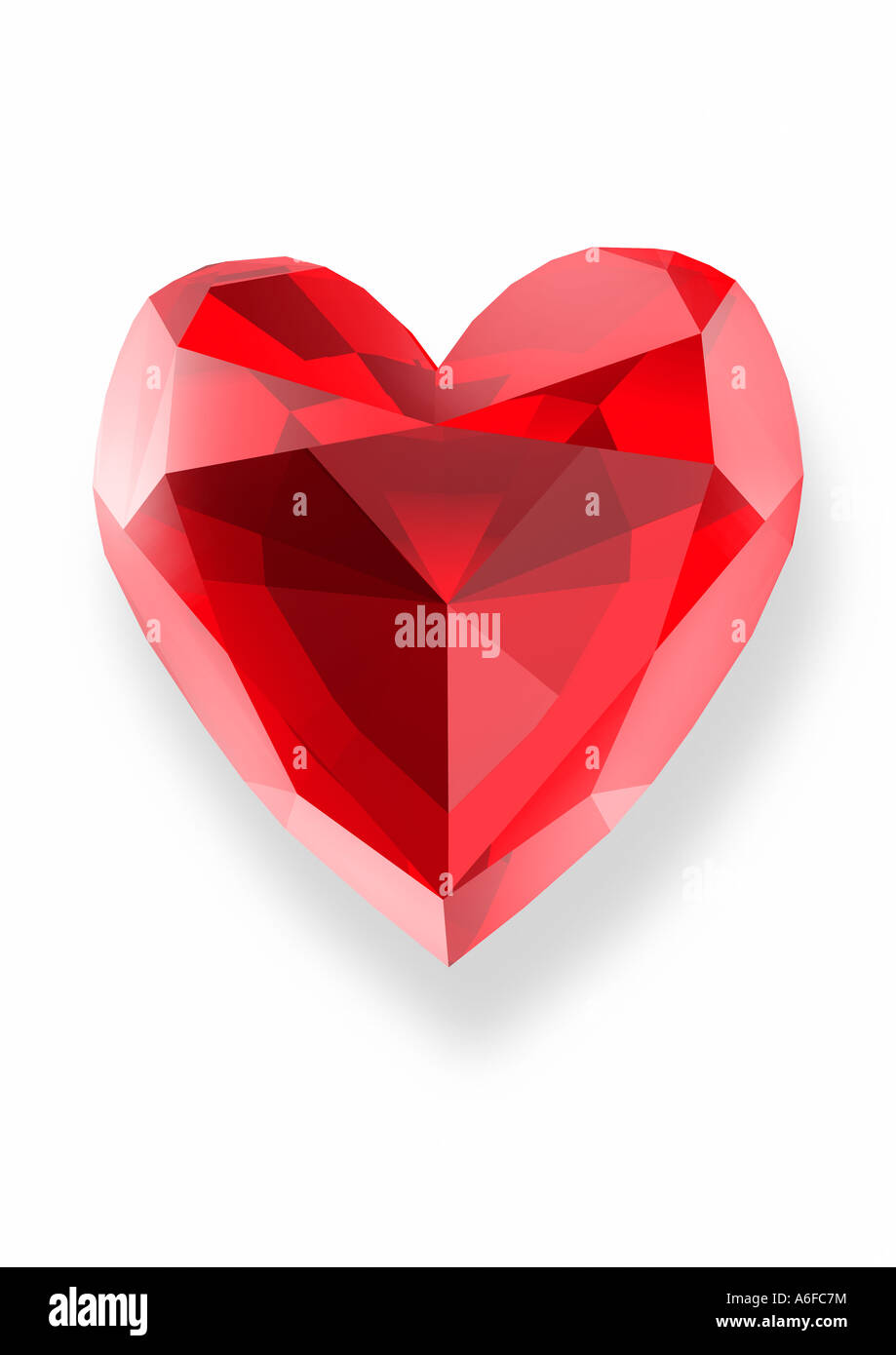 Cuore di gemme Edelstein Herz Foto Stock