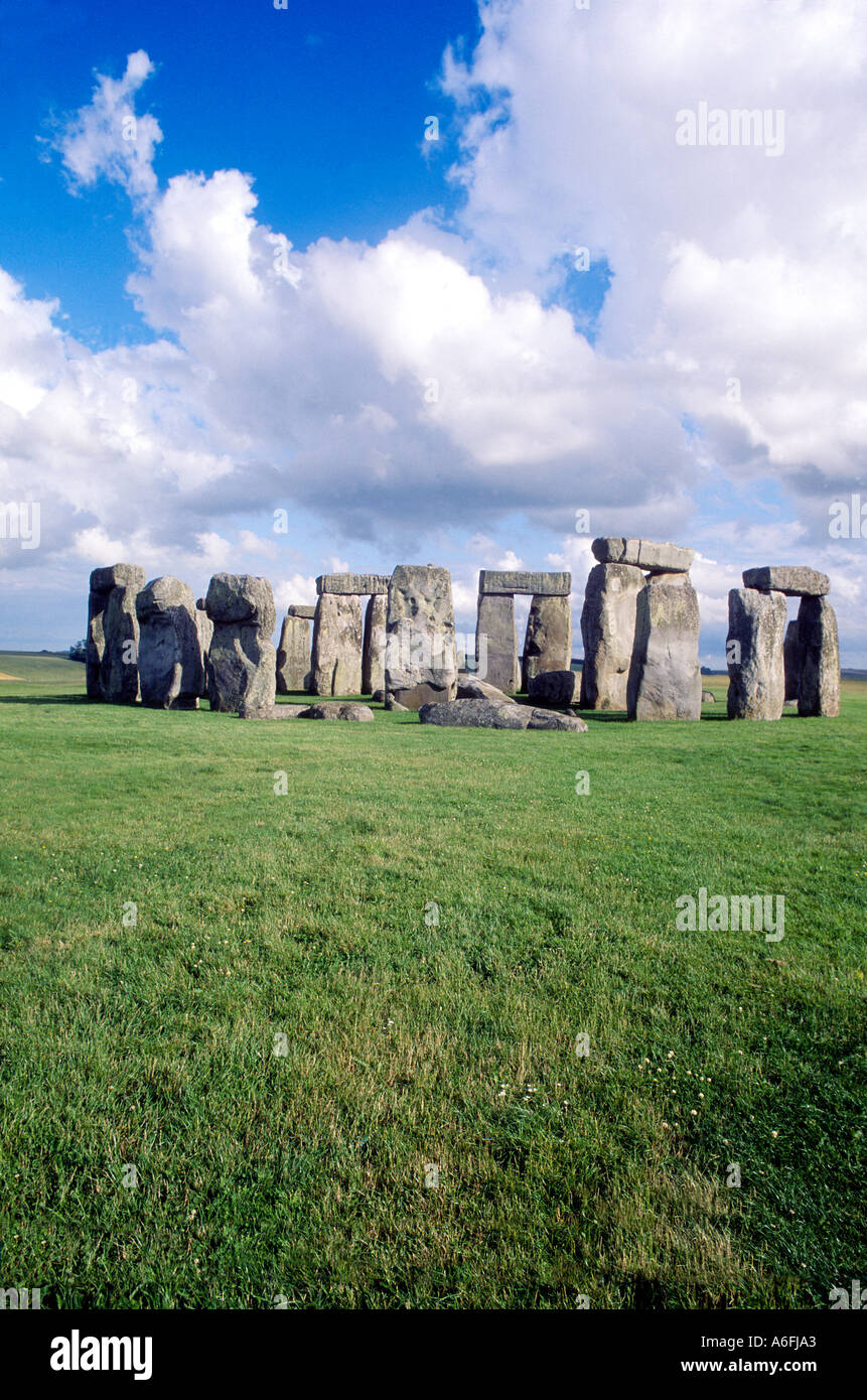 Stonehenge Wiltshire Foto Stock