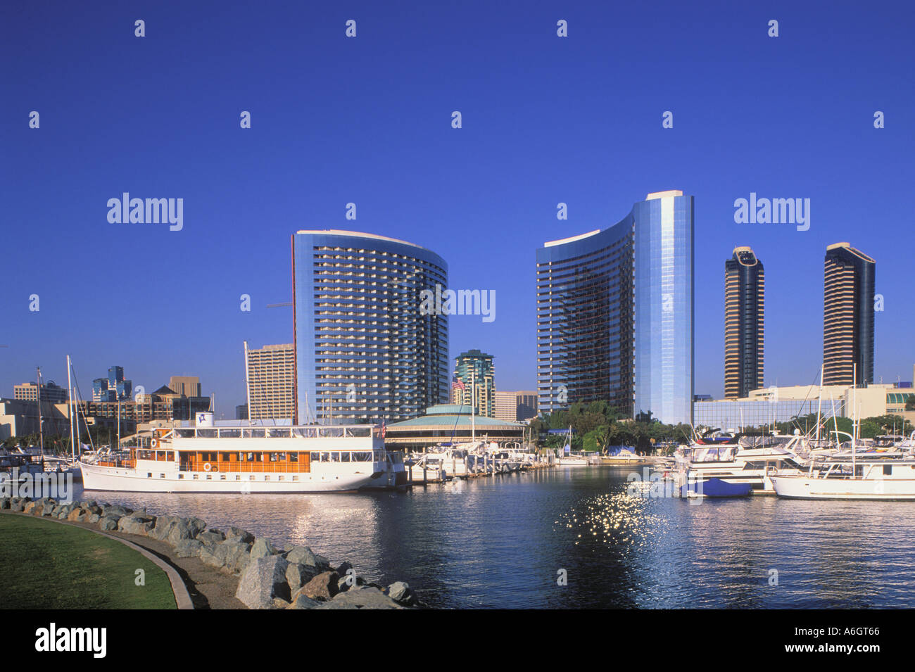 San Diego Marriott Hotel Marina San Diego California SD Foto Stock