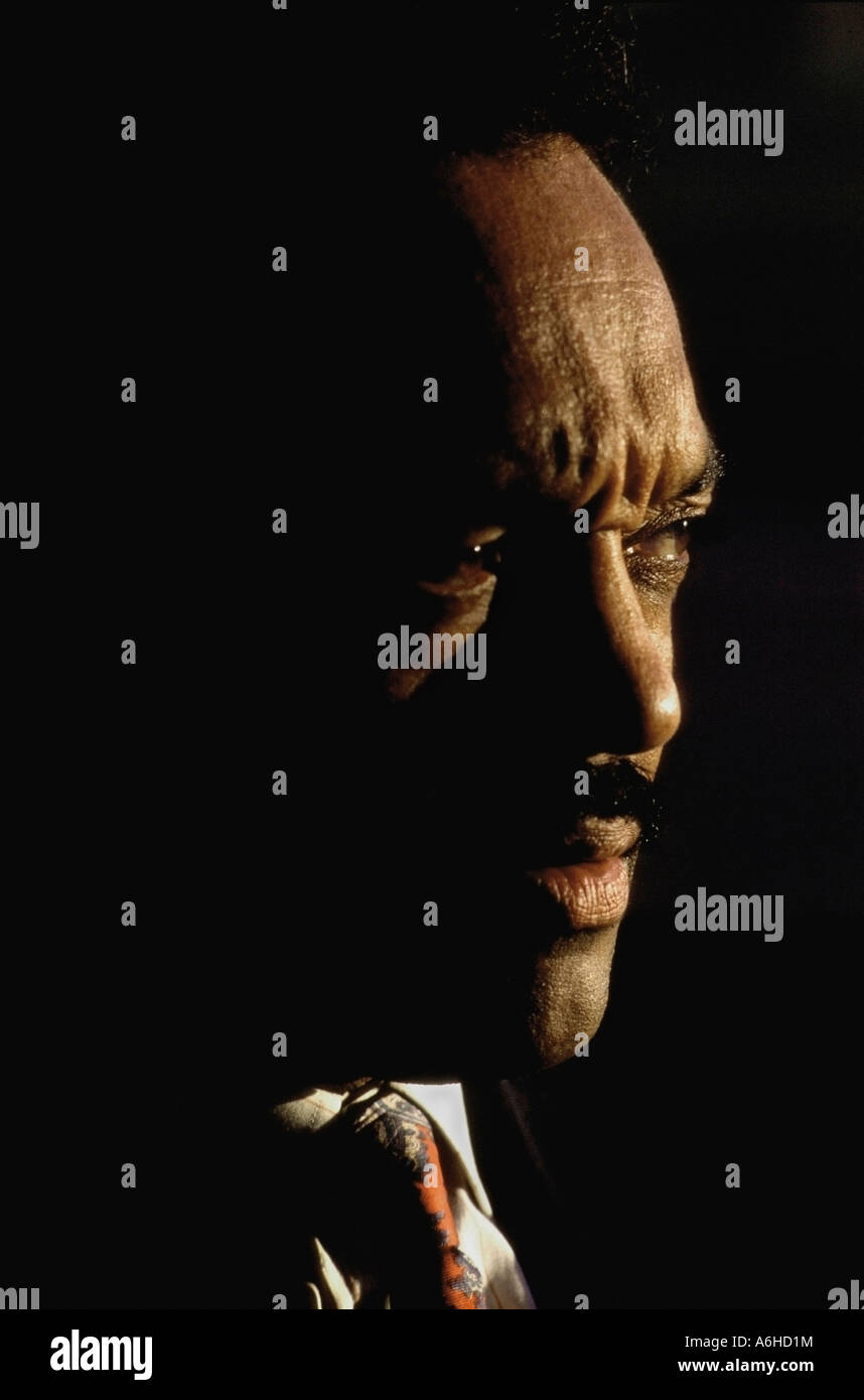 Il reverendo Jesse Jackson si batte per il 1988 nomina presidenziale del partito democratico Foto di Chuck Nacke Foto Stock