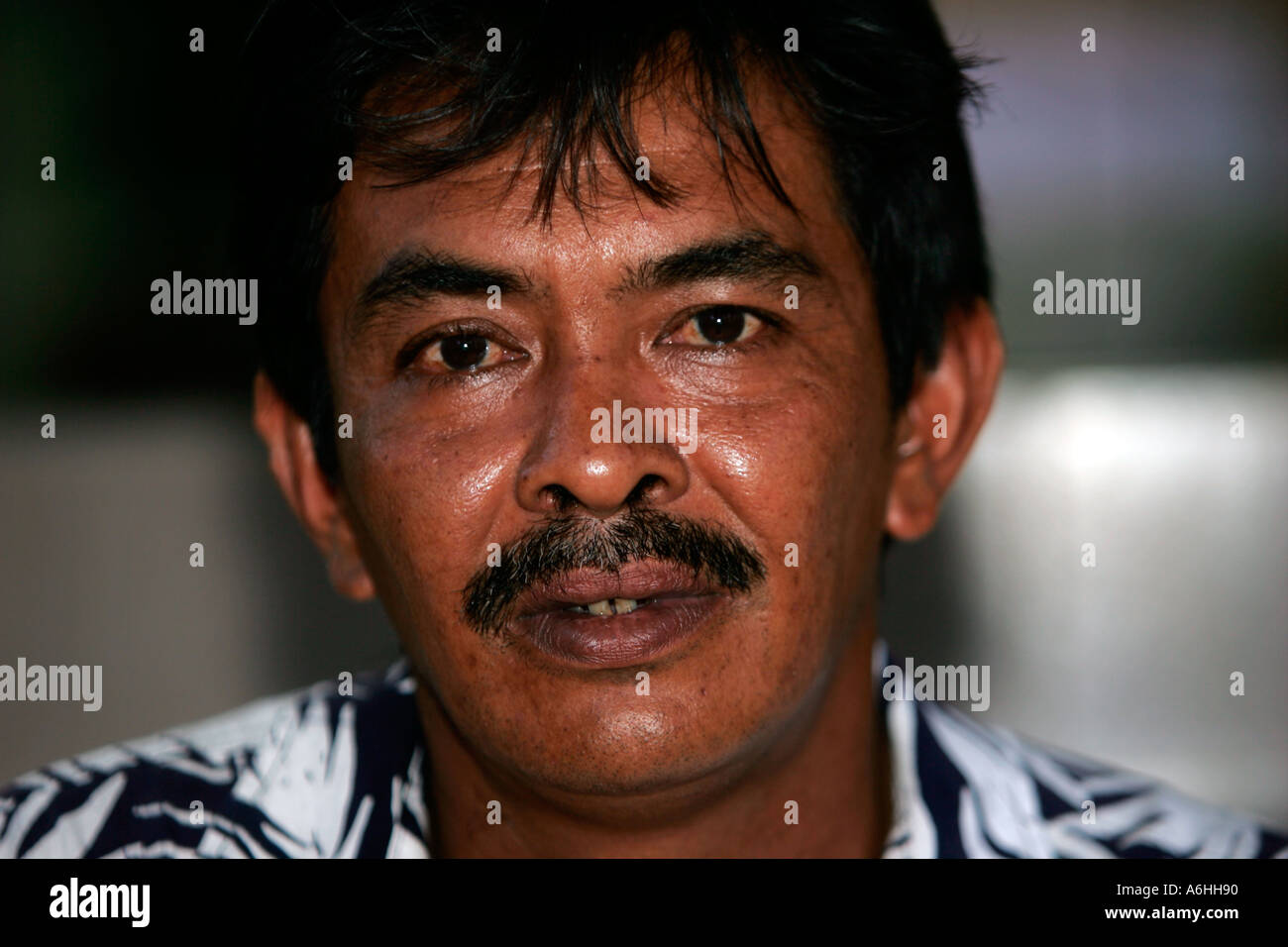 Il batik artista Cherating Malaysia Foto Stock