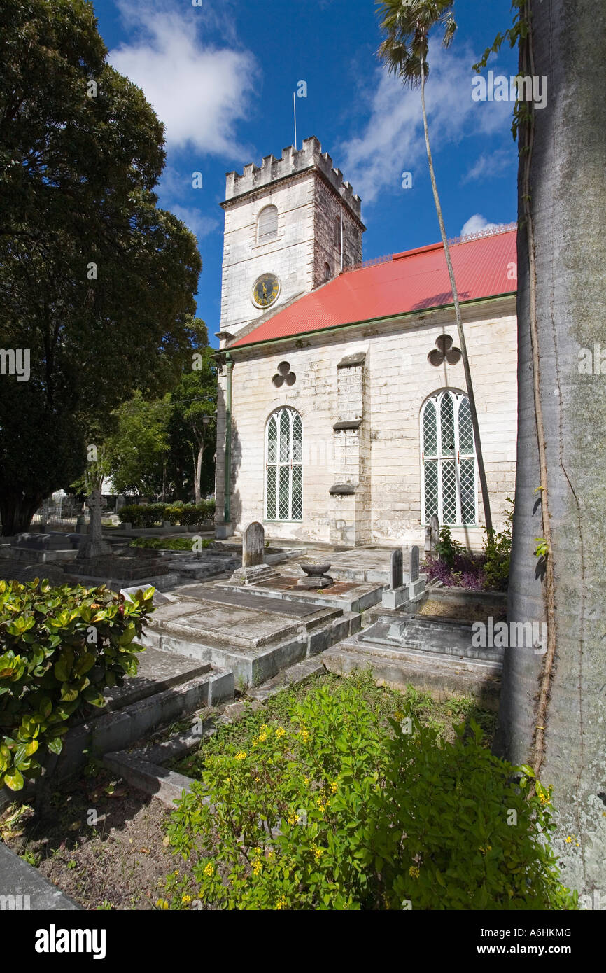 Cattedrale San Michele di Bridgetown Barbados Indie ad ovest dei Caraibi Foto Stock