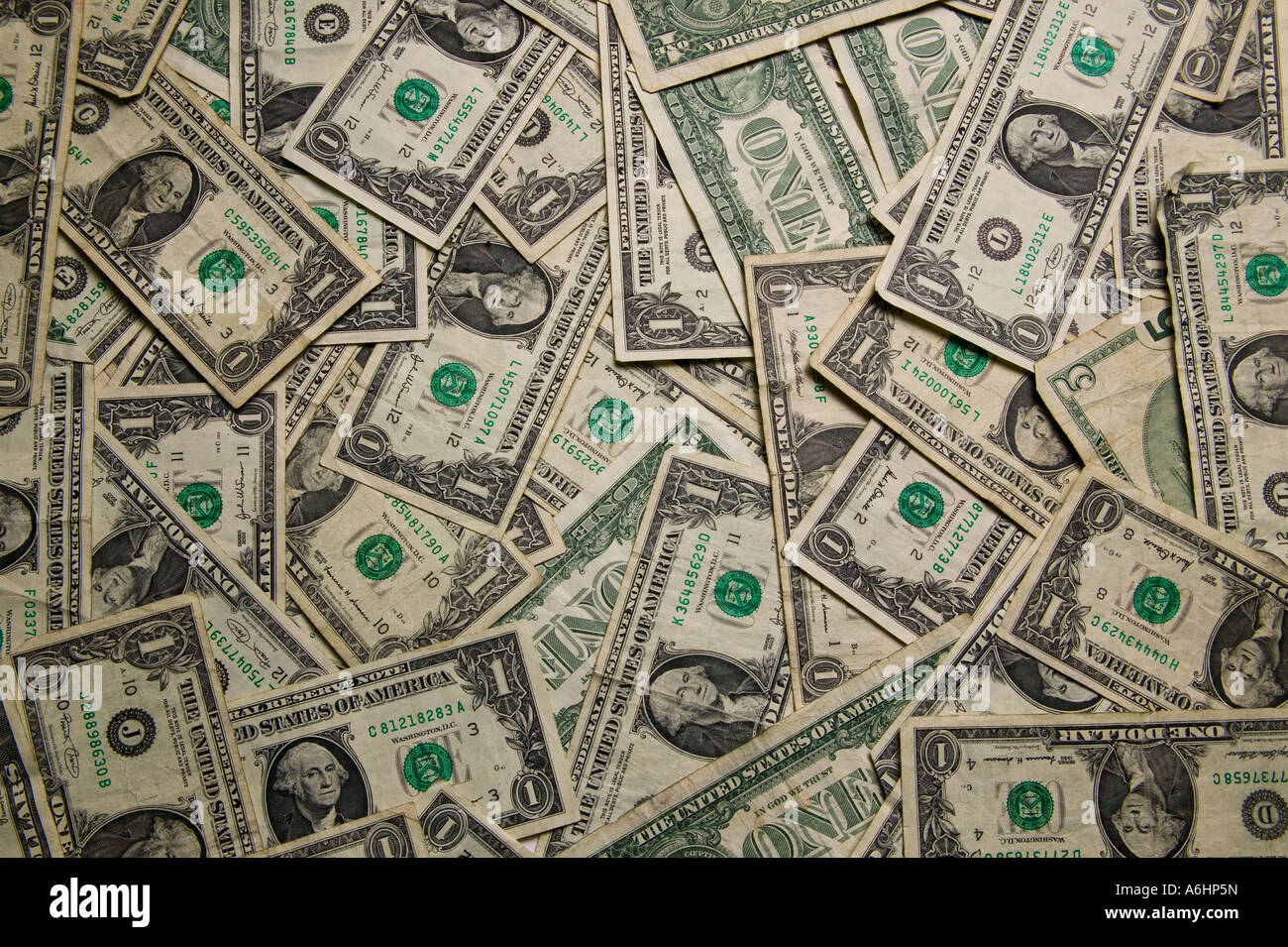 Fatture del dollaro Foto Stock