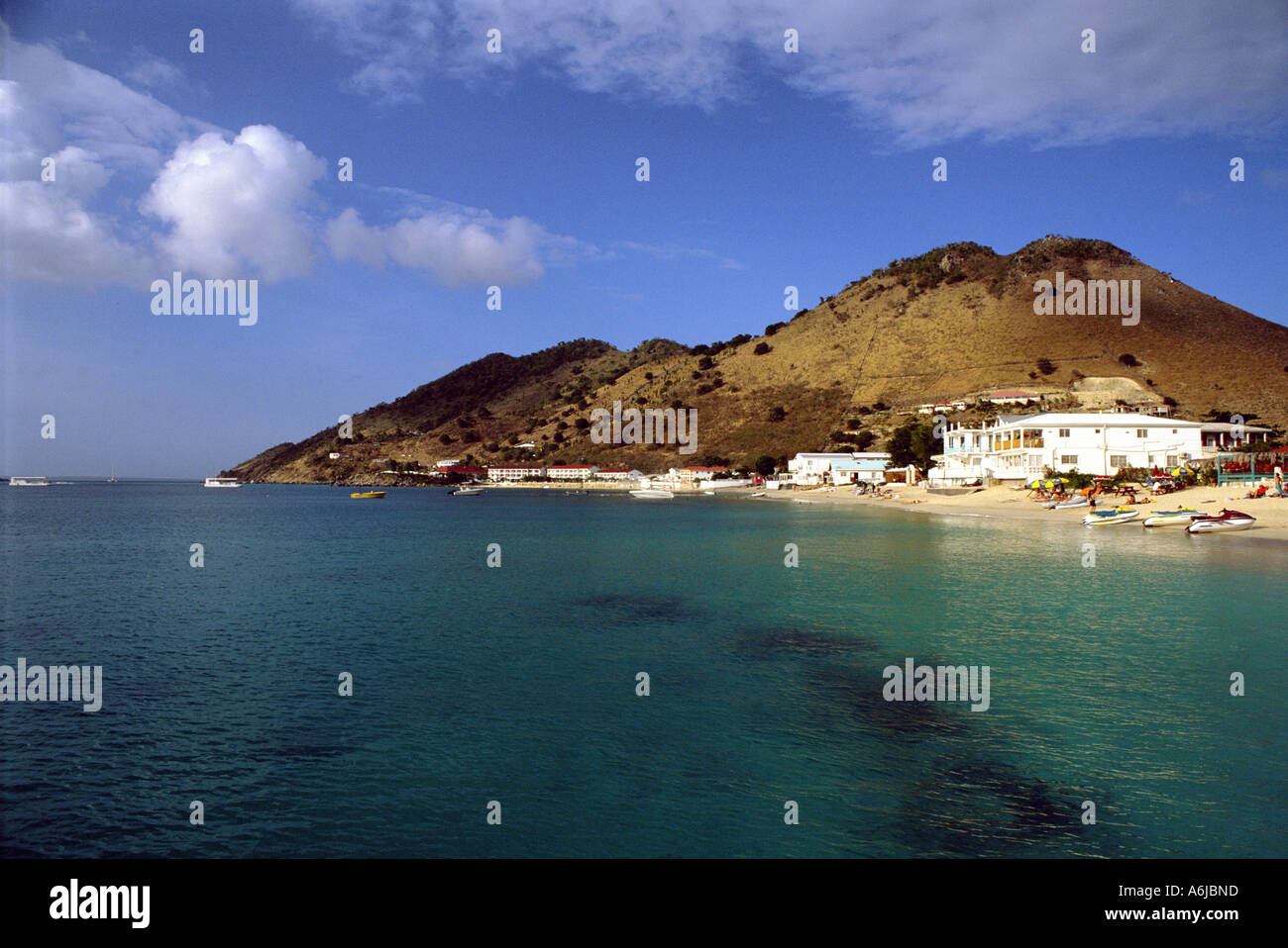 Caraibi Saint Martin Orient Beach Oriental Bay Foto Stock