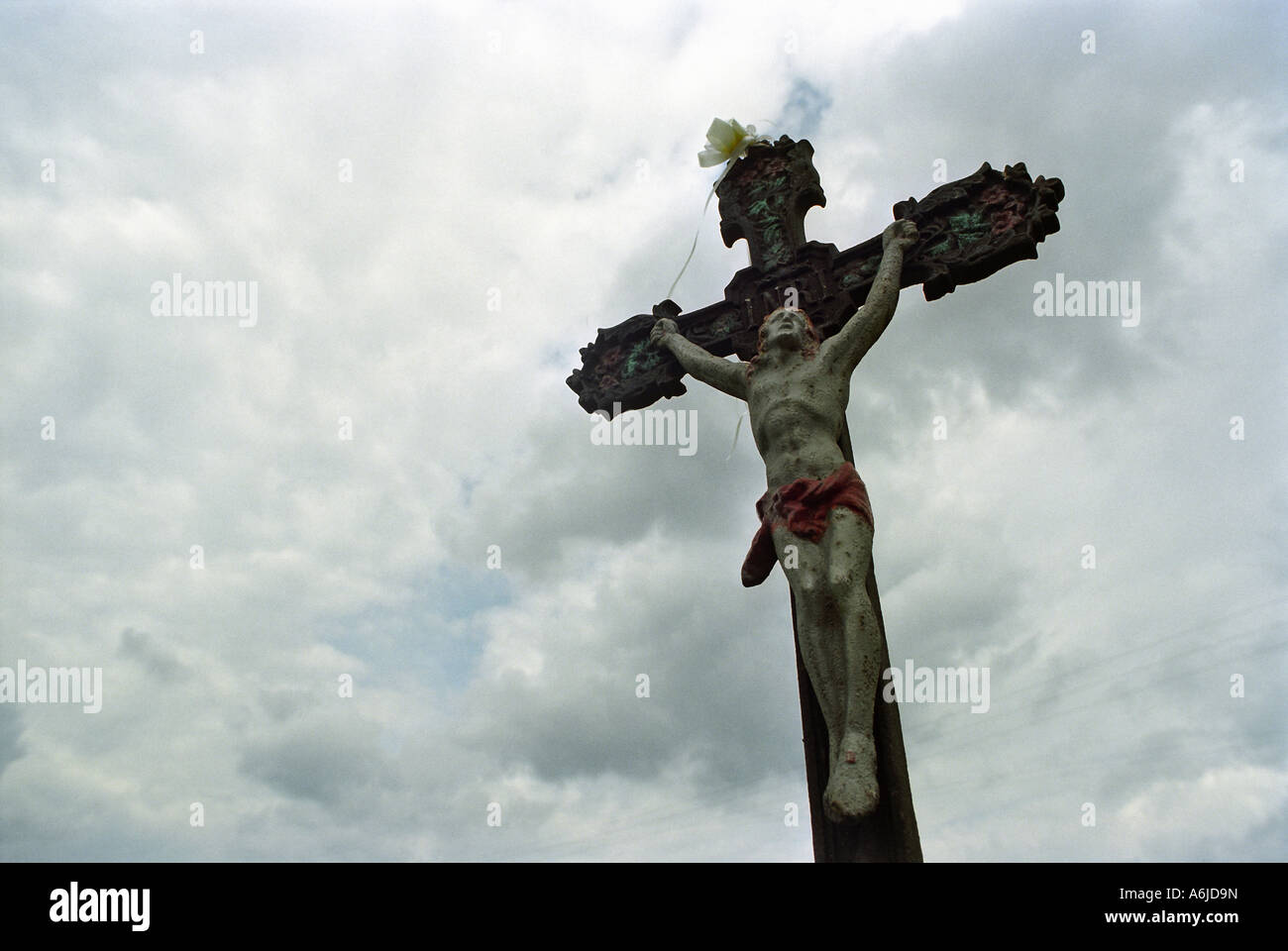 La figura di Cristo crocifisso Gesù Cristo, cisna, Polonia Foto Stock