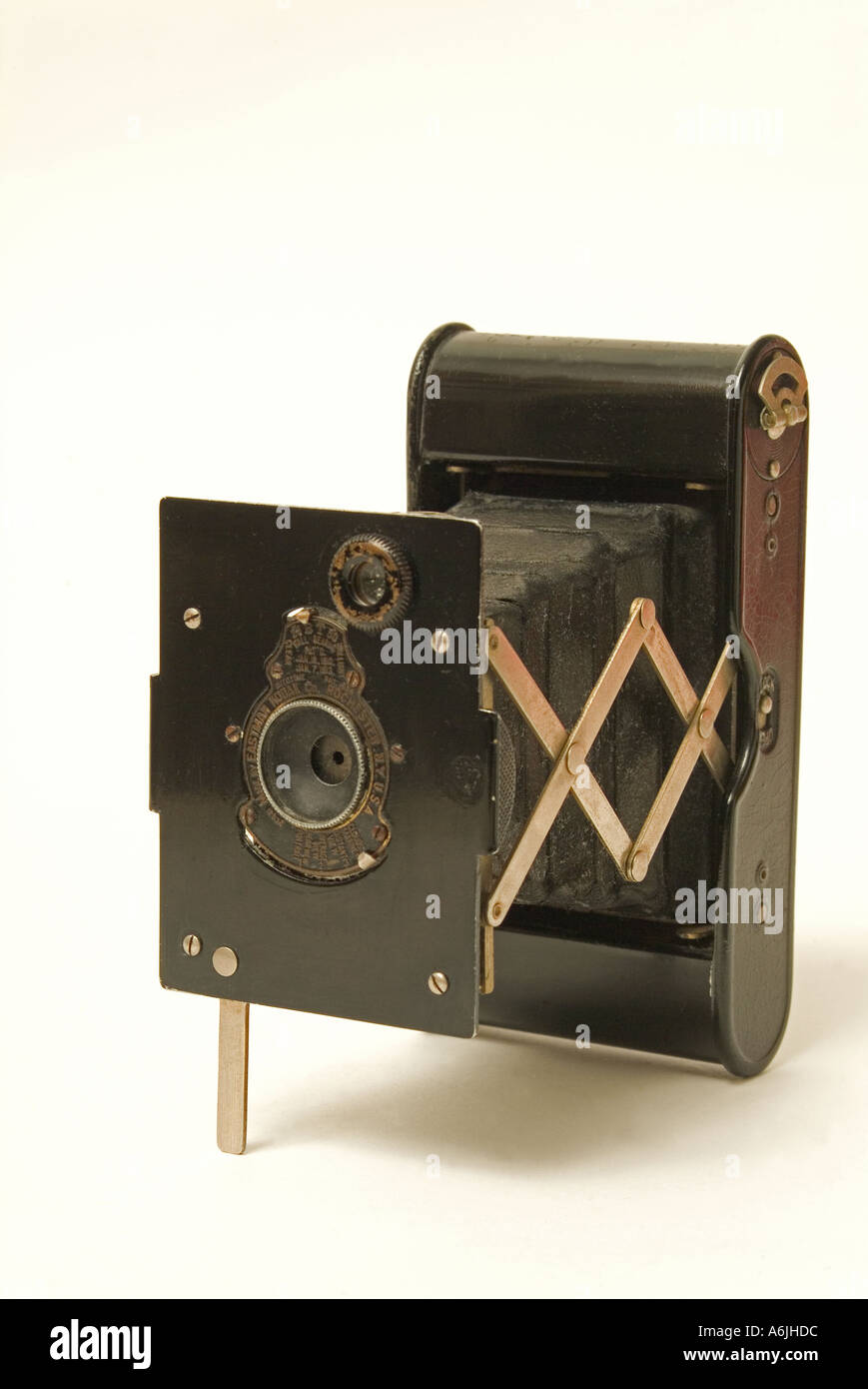 Eastman Kodak vestpocket autografe fotocamera di piegatura circa 1914 noto come il soldato s amico Foto Stock
