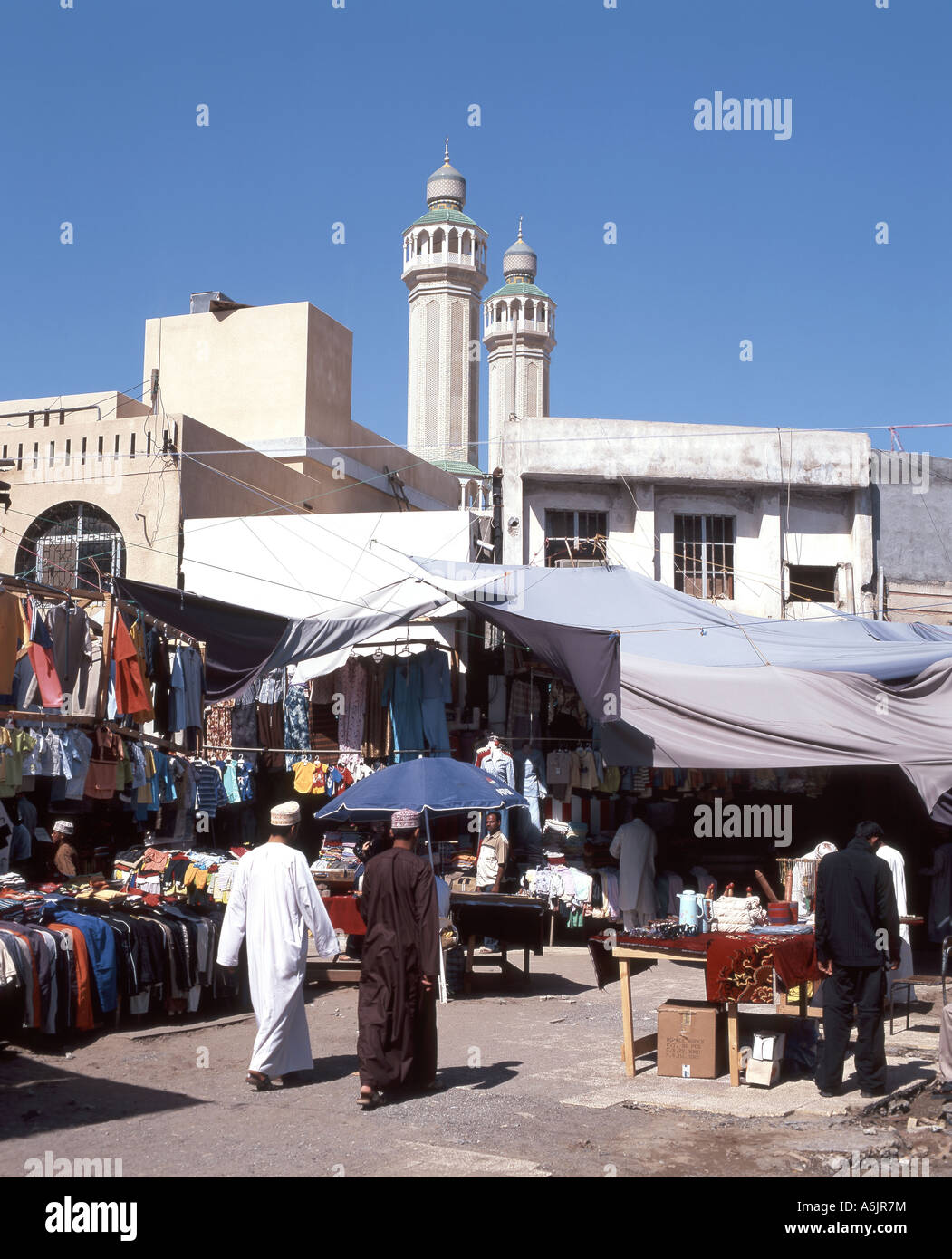 Muttrah Souk, Mascate, Sultanato di Oman Foto Stock