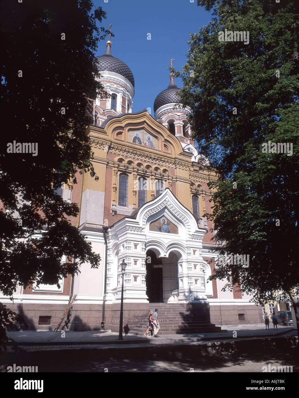 Cattedrale di Alexander Nevski, Città Vecchia, Tallinn, Harju, Estonia Foto Stock