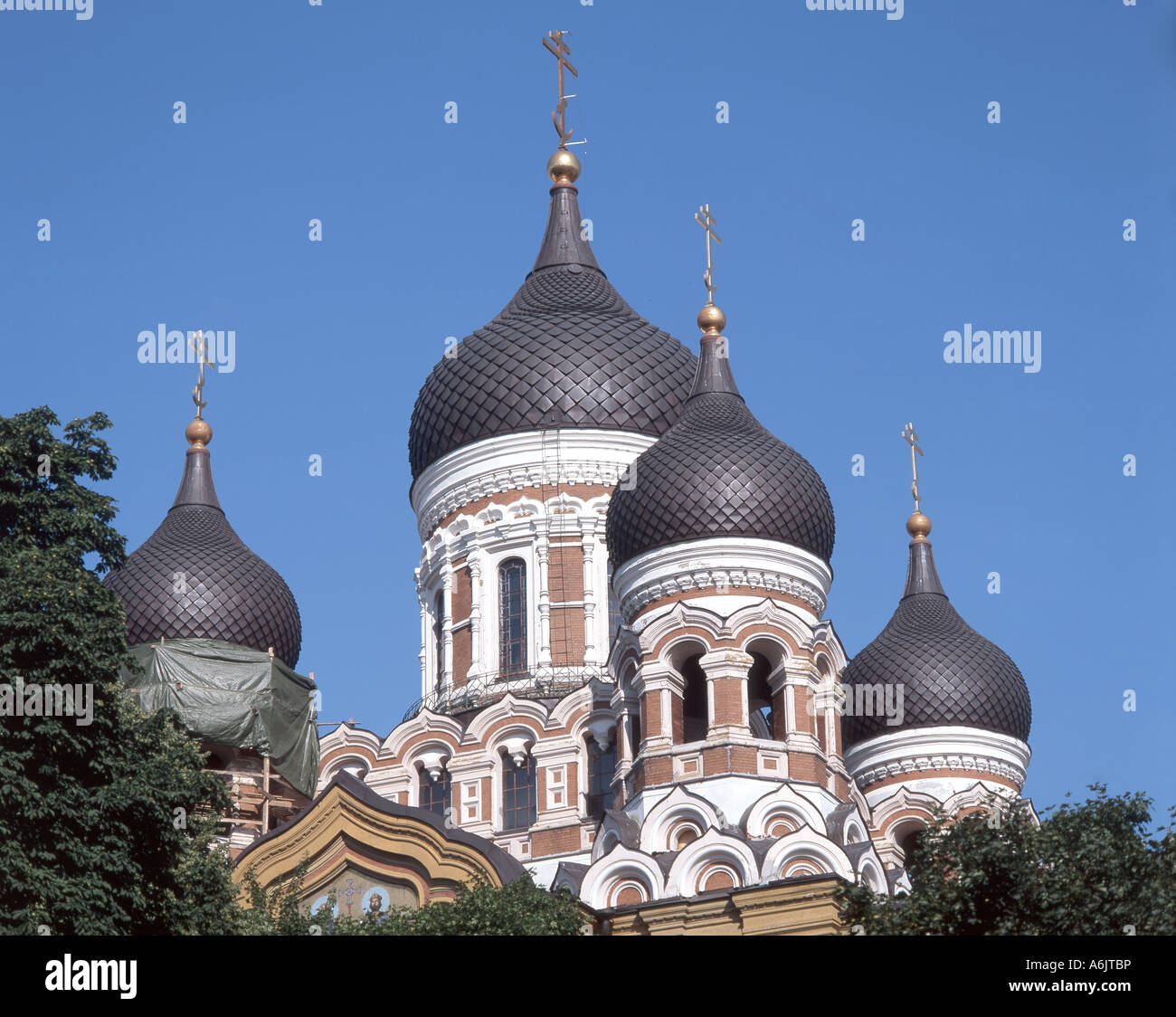 Cattedrale di Alexander Nevski, Città Vecchia, Tallinn, Harju, Estonia Foto Stock