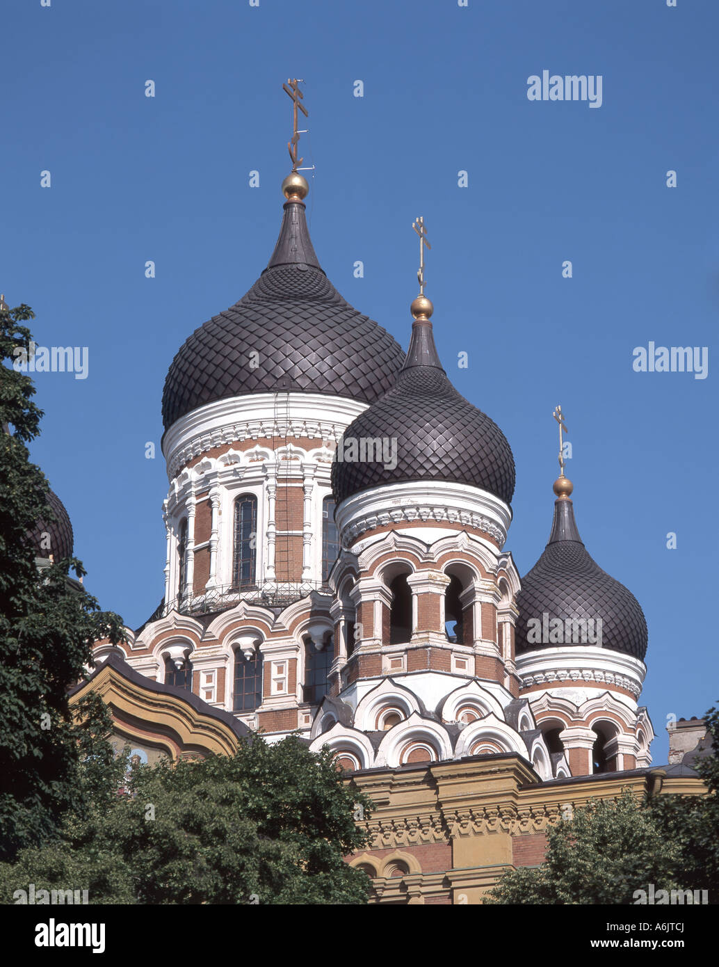 Cattedrale di Alexander Nevski, Città Vecchia, Tallinn, Harju, Estonia Foto Stock
