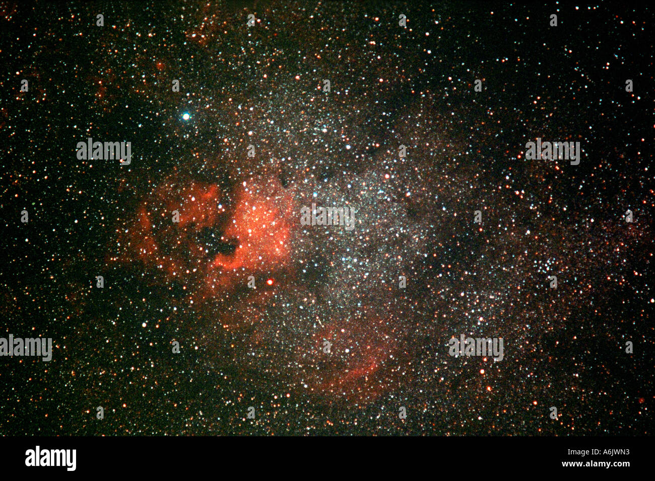 Via lattea e America del nord Nebula, GERMANIA Baden-Wuerttemberg Foto Stock