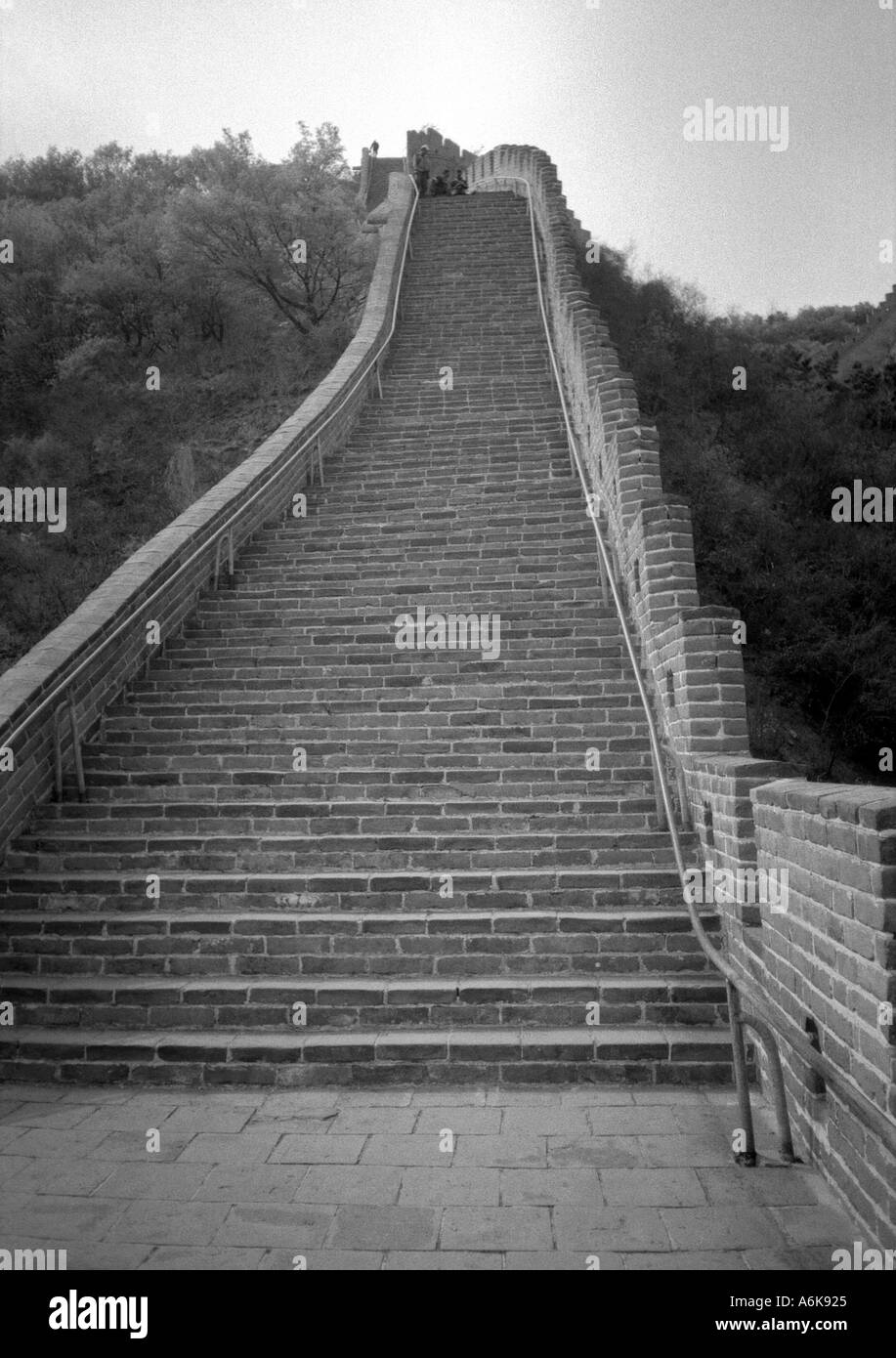 Grande Parete Nord Juyongguan Pass Badaling UNESCO World Heritage Site Beijing Pechino cinese Cina Asia Asia asiatica Foto Stock