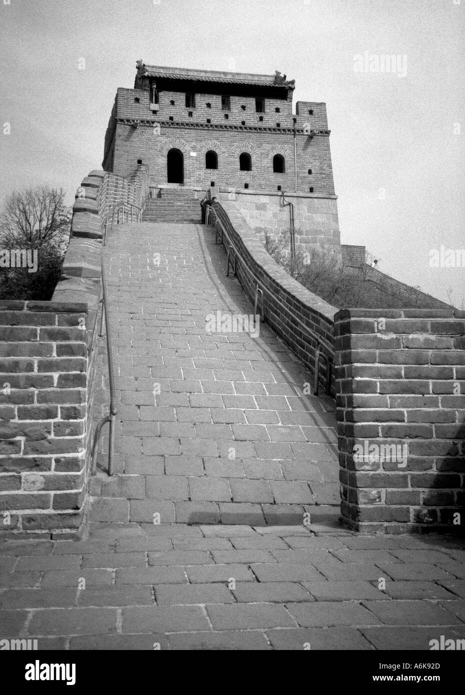 Grande Parete Nord Juyongguan Pass Badaling UNESCO World Heritage Site Beijing Pechino cinese Cina Asia Asia asiatica Foto Stock