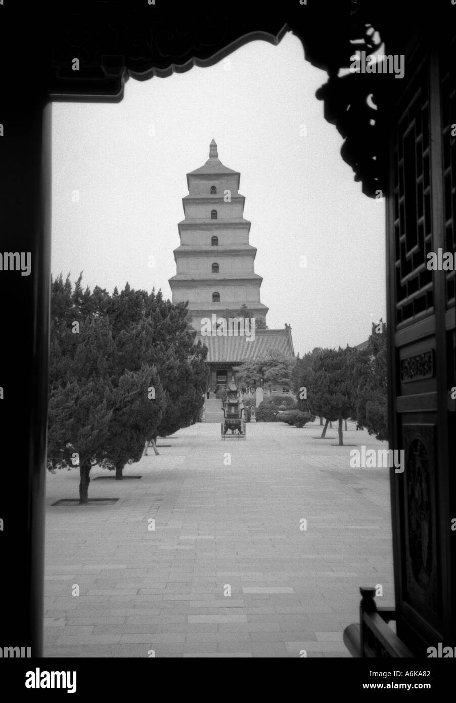 Dayan Ta Xi'an Xian grande antica capitale della Cina cinese di Shaanxi Asia Asia asiatica Foto Stock