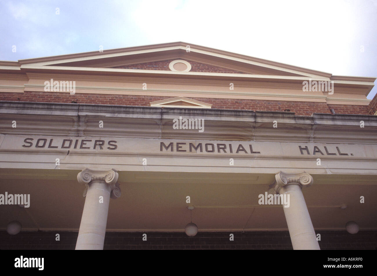 Soldati Memorial Hall di Yaas Nuovo Galles del Sud Australia Foto Stock