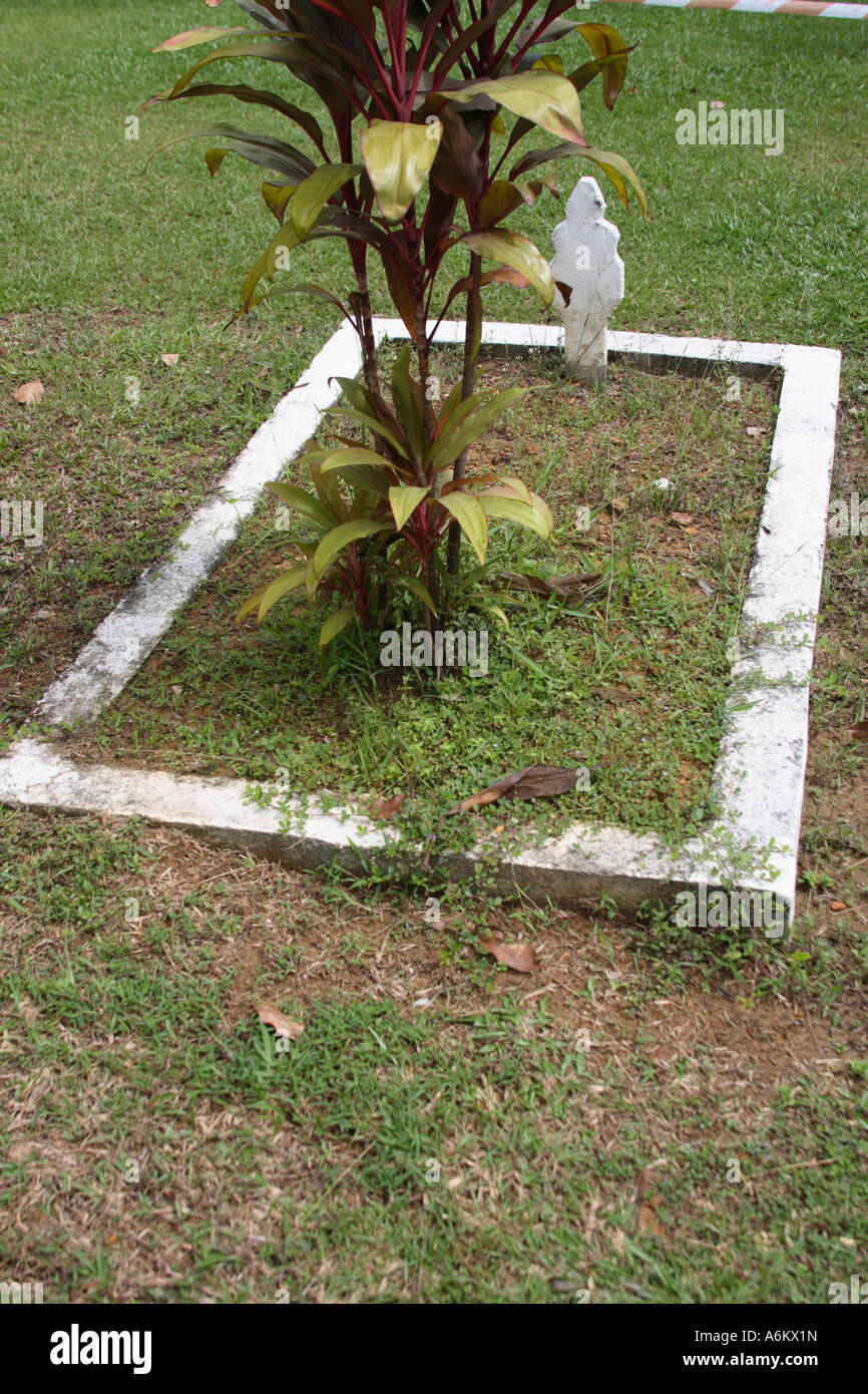 Mock up di malay musulmani grave Foto Stock