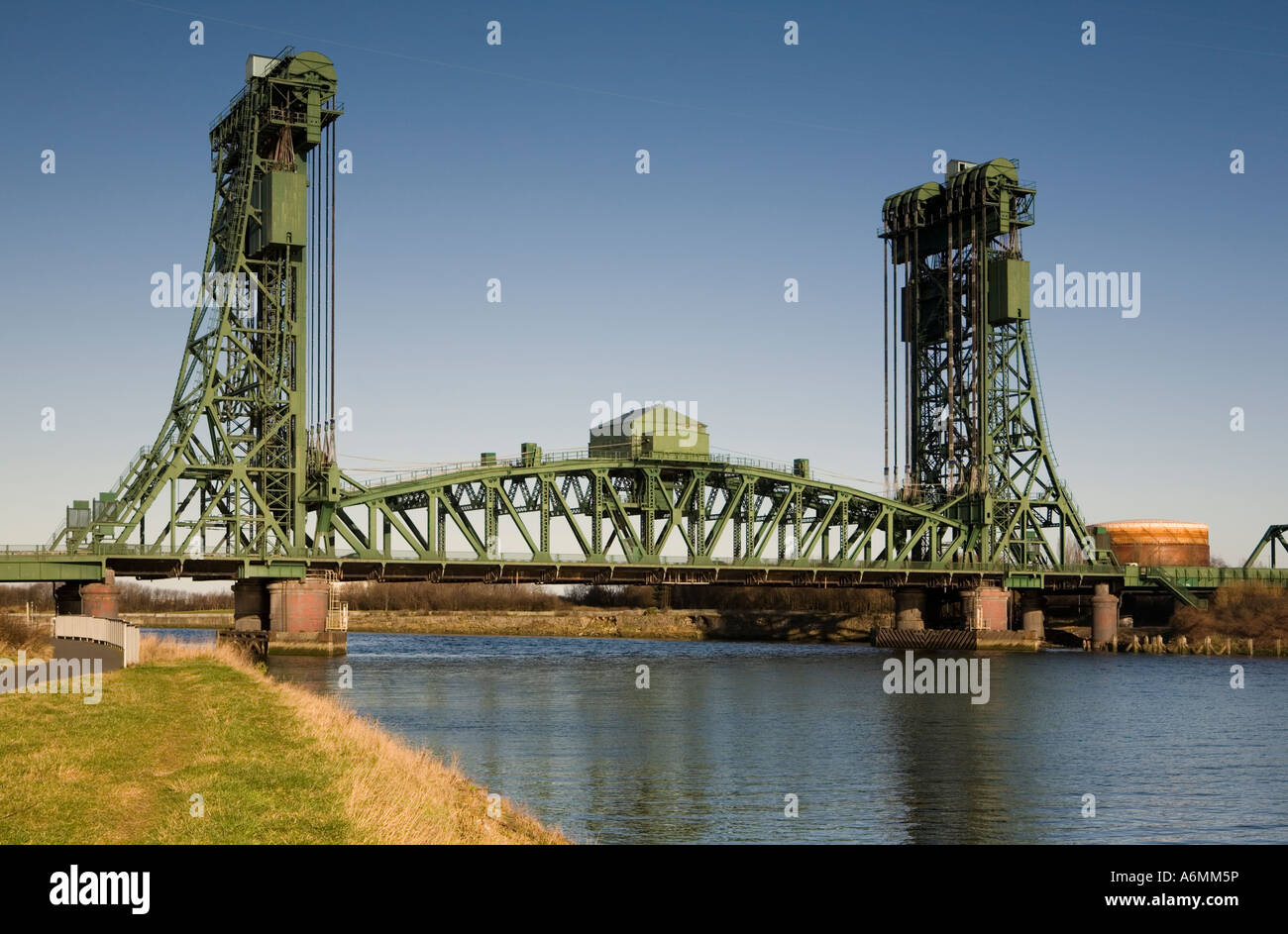 Il Newport ponte sopra il Fiume Tees (1934) Middlesbrough, North Yorkshire Inghilterra Foto Stock