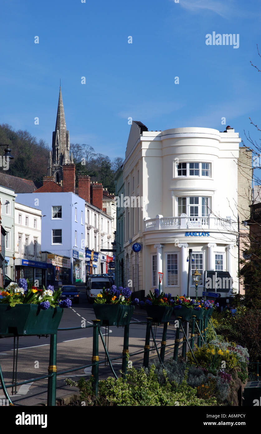 Belle Vue Terrace, Great Malvern, Worcestershire, England, Regno Unito Foto Stock