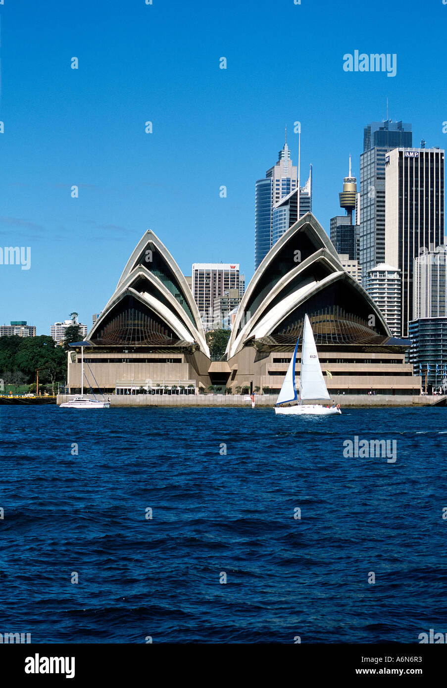 Sydney Opera House e il City Australia NSW Foto Stock