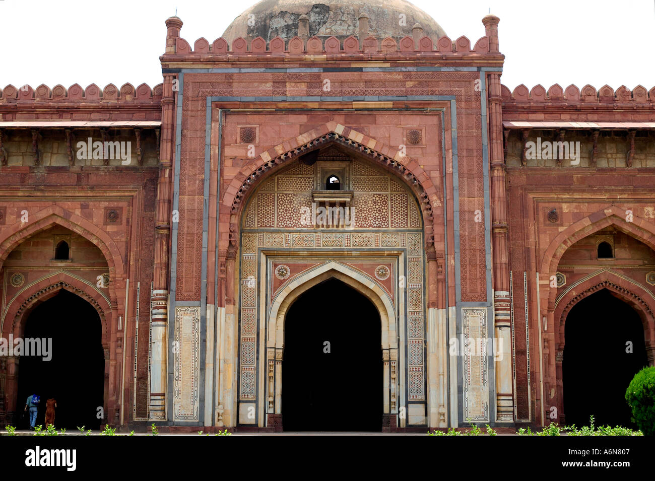 Quila ho Kuhna Masjid Sher Shah Purana Qila 1538 Annuncio Delhi India Foto Stock