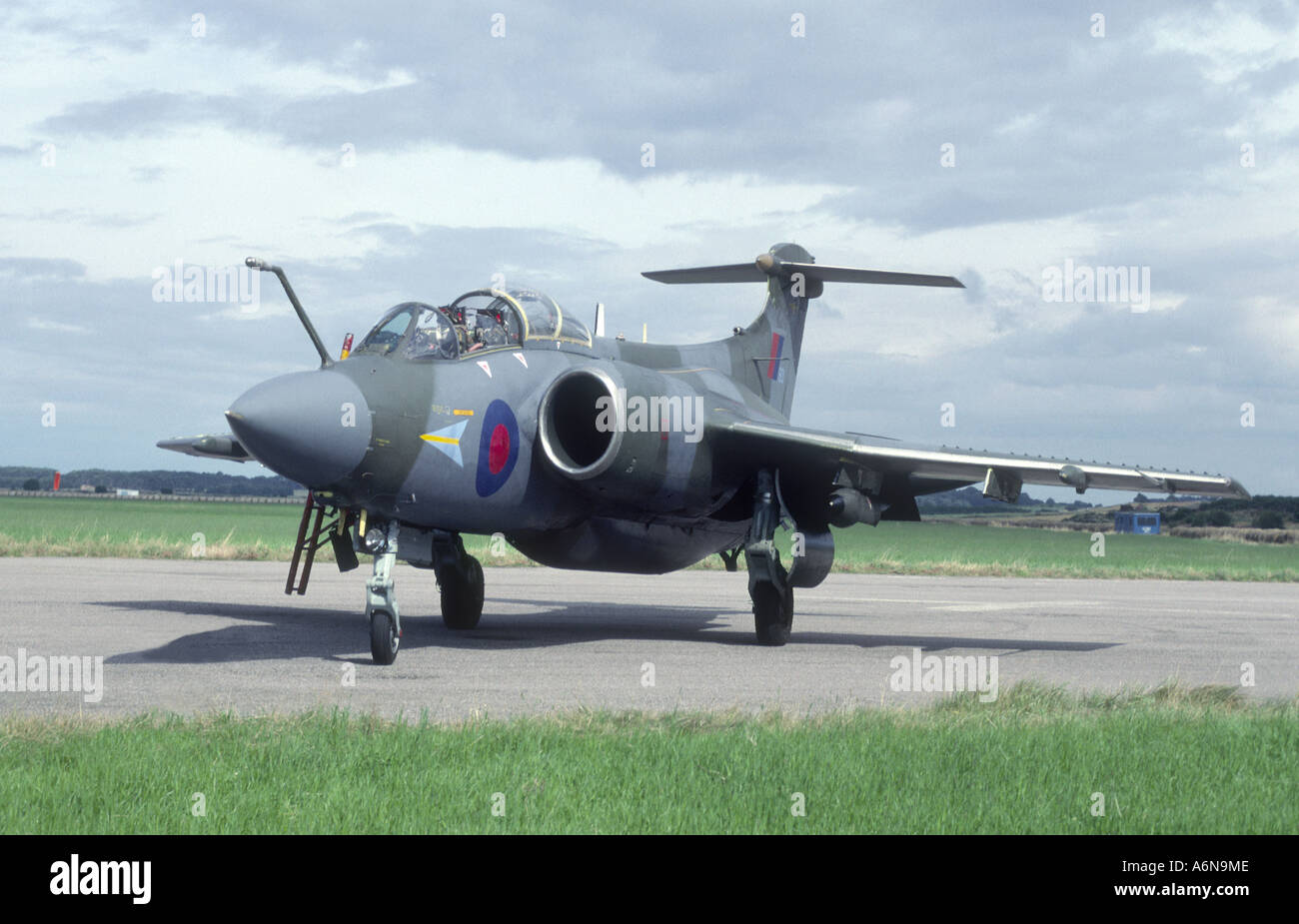 HS Blackburn Buccaneer S2B RAF n. 208 Squadrone Royal Air Force Lossiemouth Scozia. GAV 2297-239 Foto Stock