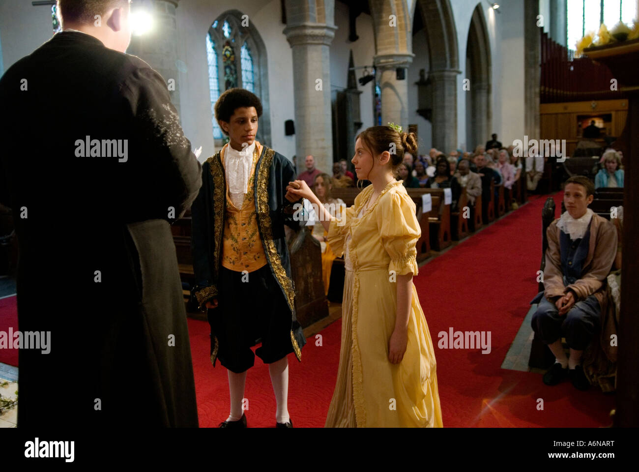 Il re emanazione delle nozze tra scrittore e schiavo abolizionista EQUIANO OLAUDAH noto anche come Gustavo VASSA Foto Stock