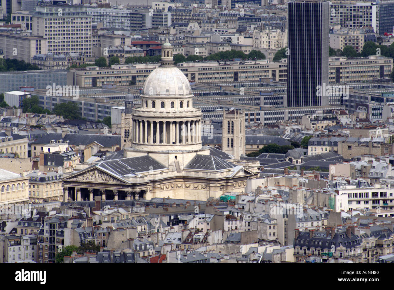 Il Pantheon amids l'ambiente urbano Francia Foto Stock