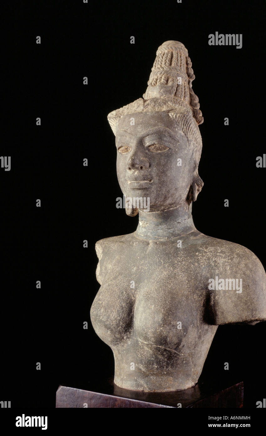Statua di un dipositivo da Que Huong Museo di Saigon Ho Chi Minh City Saigon Vietnam Indocina Asia del sud-est asiatico Foto Stock