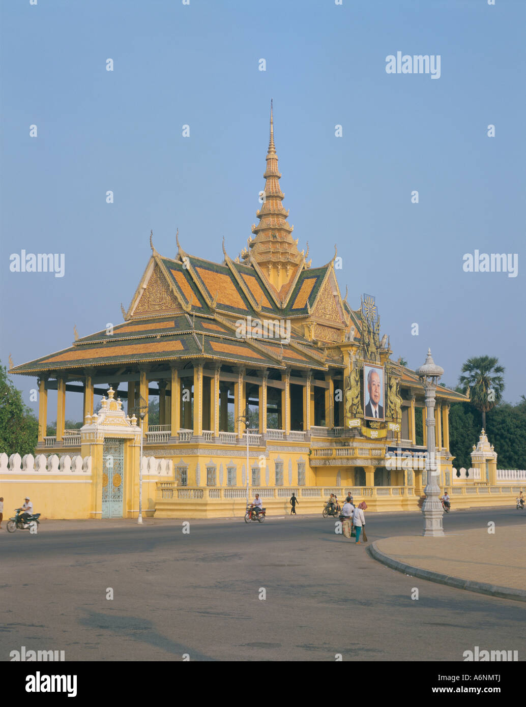 Il Palazzo Reale di Phnom Penh Cambogia Indocina Asia del sud-est asiatico Foto Stock
