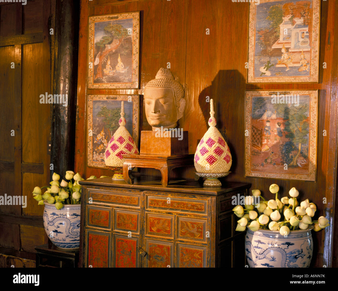 Jim Thompson s House Bangkok in Thailandia Asia del sud-est asiatico Foto Stock