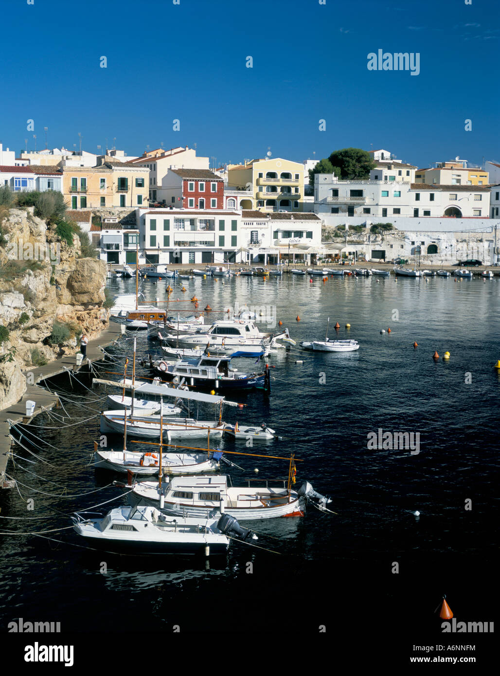 Es Castell Menorca Minorca isole Baleari Spagna Europa Mediterranea Foto Stock