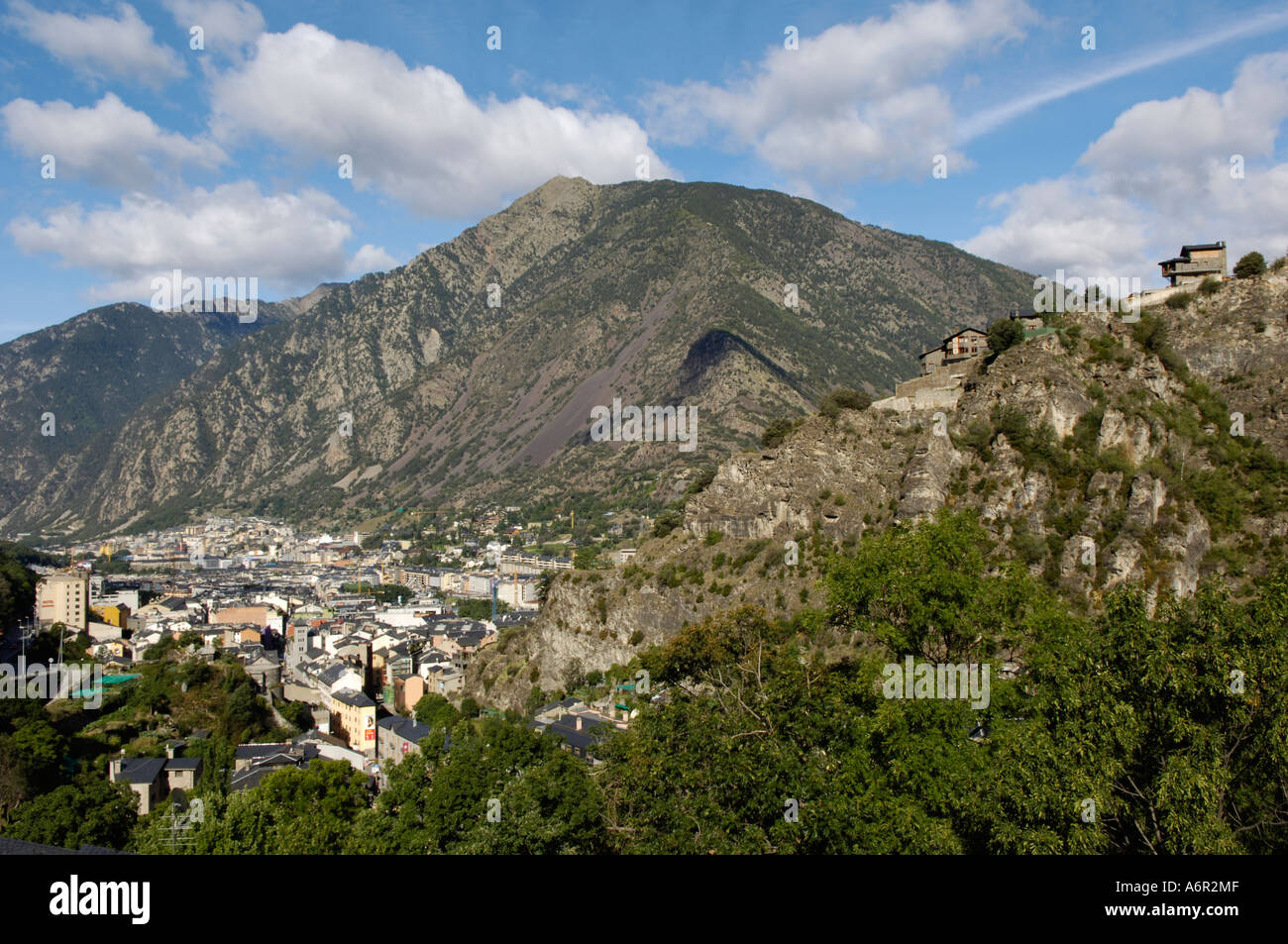 Andorra La Vella, capitale Foto Stock