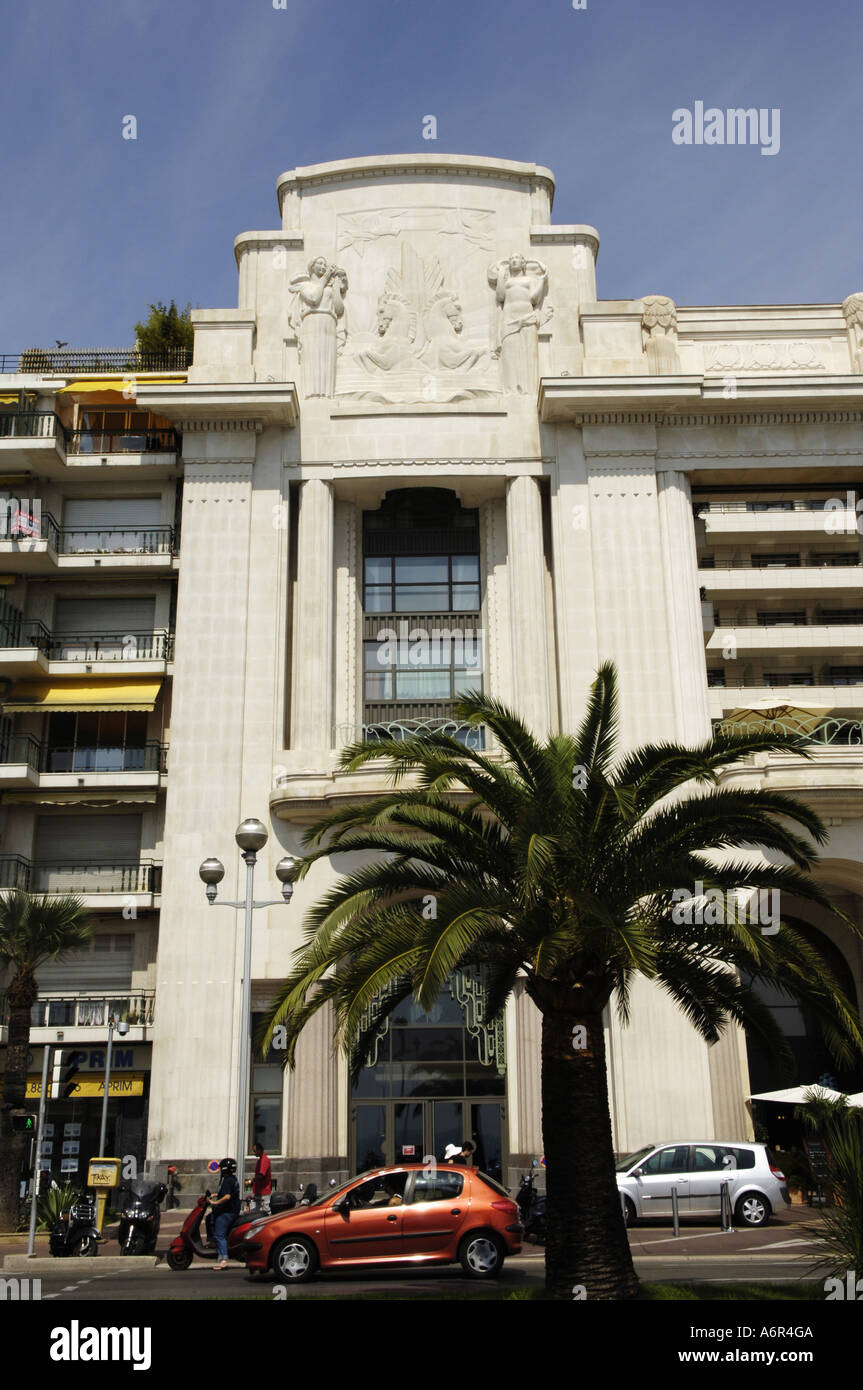 Nizza, Hotel Palais de la Mediterranee Foto Stock