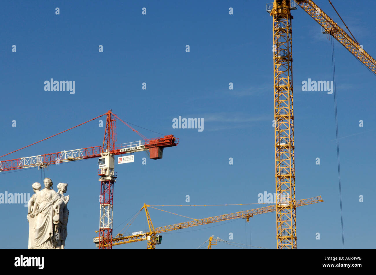 Aix en Provence, gru Foto Stock