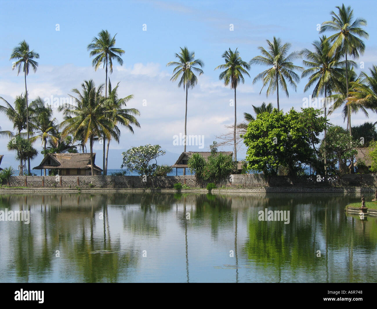 Il Candi Dasa cittadina balneare nella zona est di Bali Indonesia Asia Foto Stock