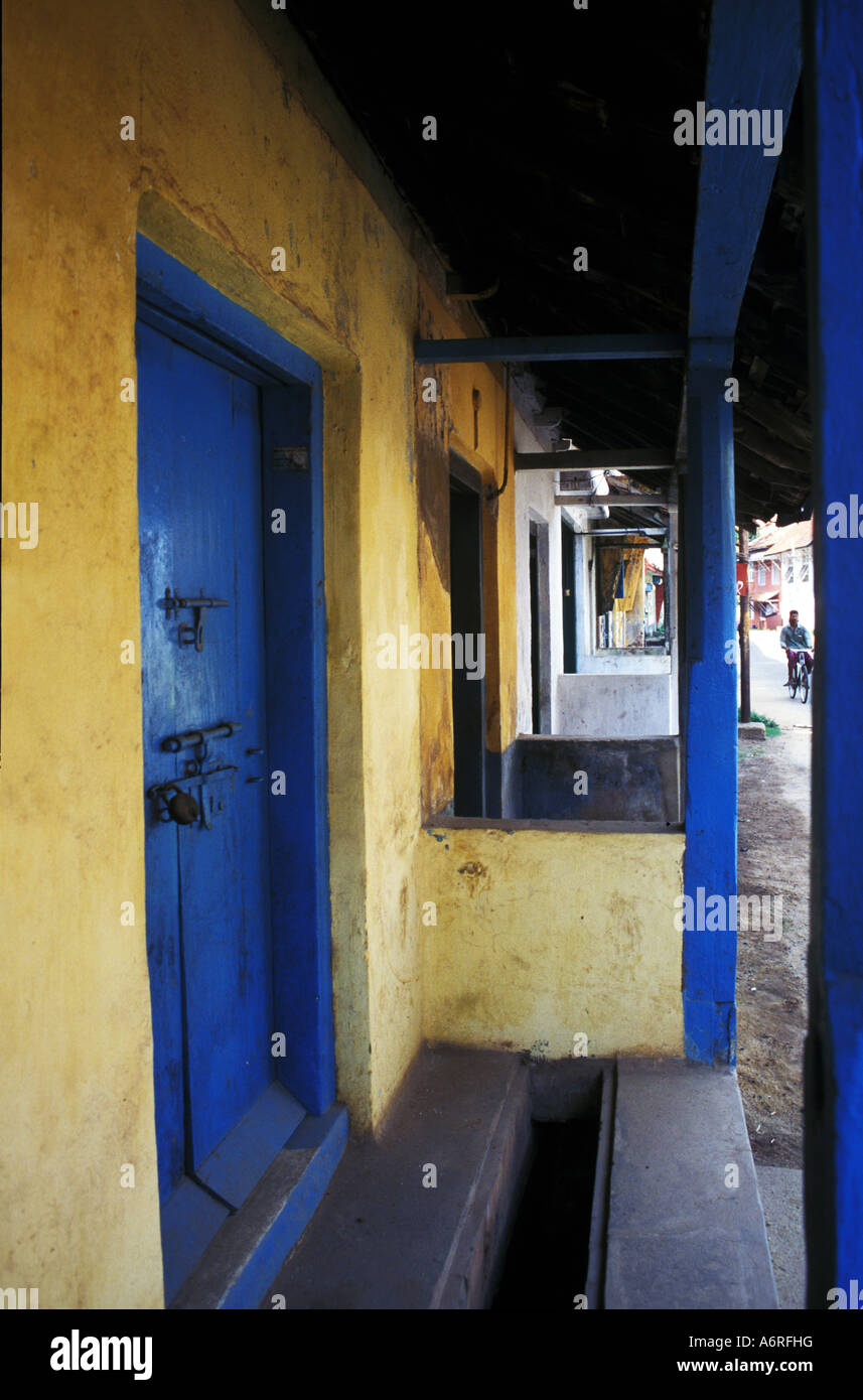 Dutch casa coloniale di fort Cochin, India Foto Stock